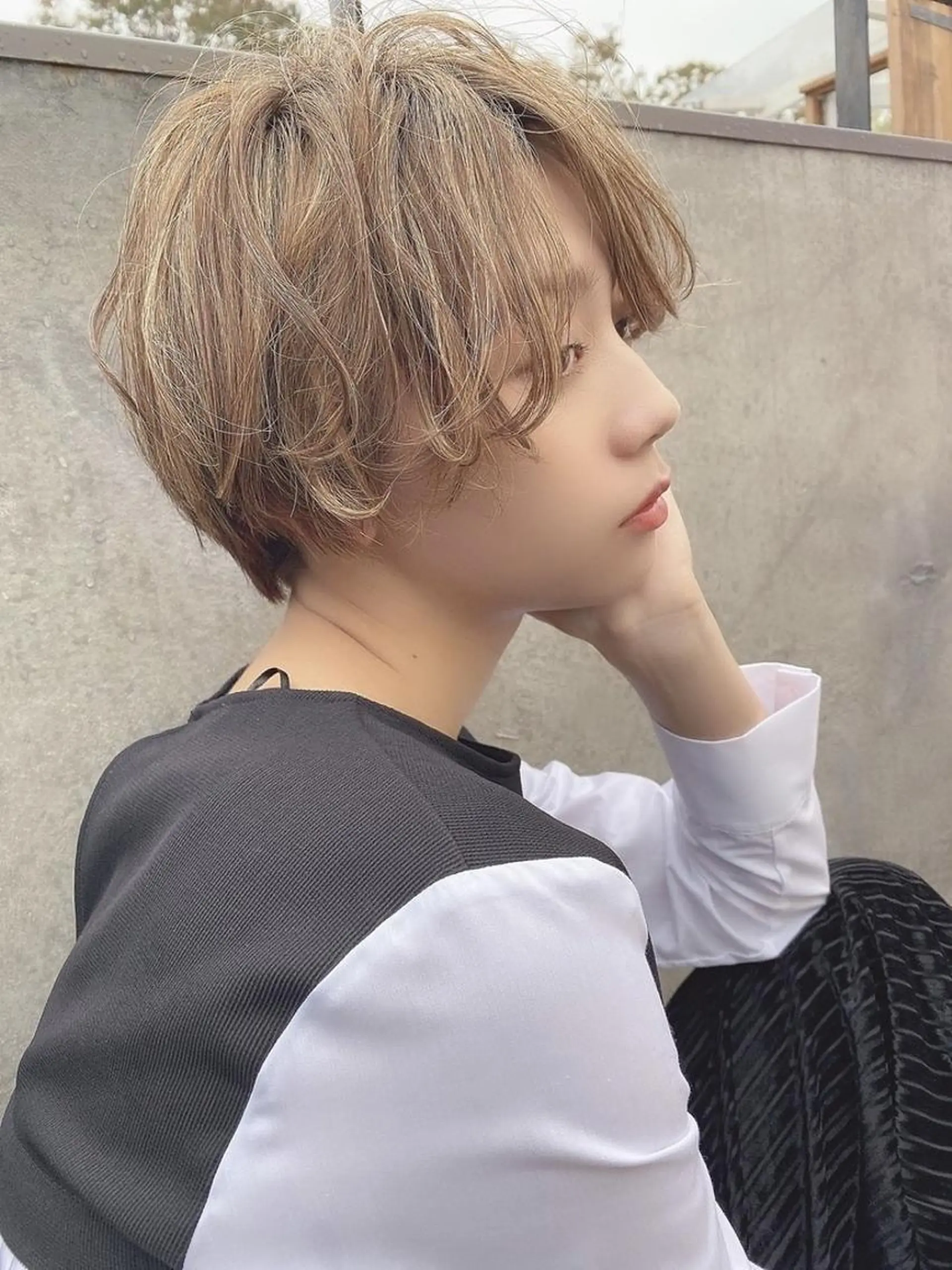 ショート カット ヘアカラー トリートメント Lond luce心斎橋【ロンドルーチェ】所属・🌟髪質改善 店長　鈴木佑弥🌟のヘアスタイル