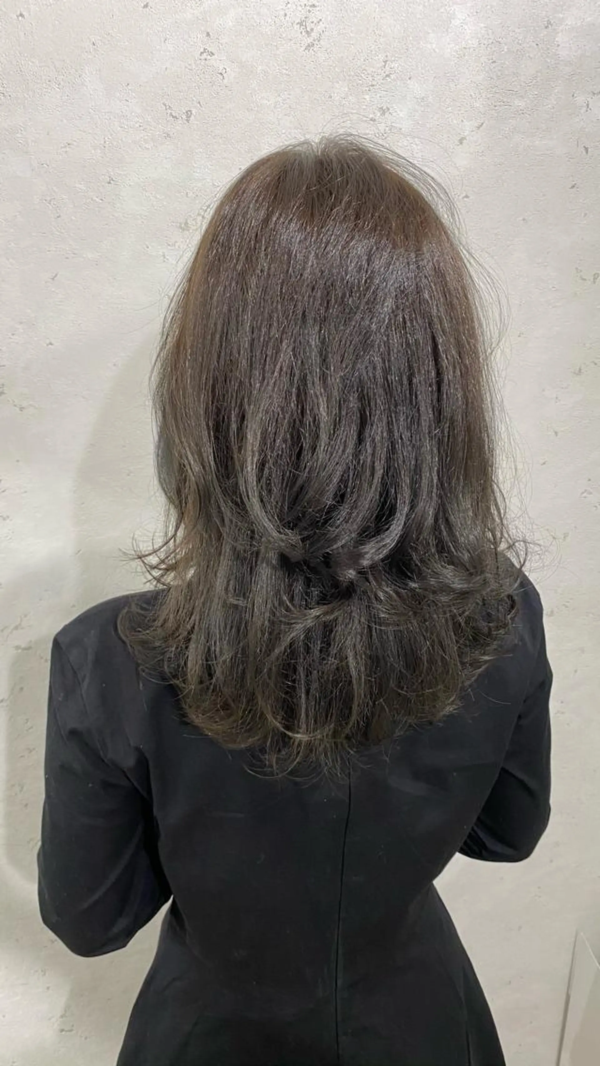 セミロング 韓国風ヘア レイヤーカット nex the salon coall所属・【美髪矯正特化】 ズケヤマのヘアスタイル