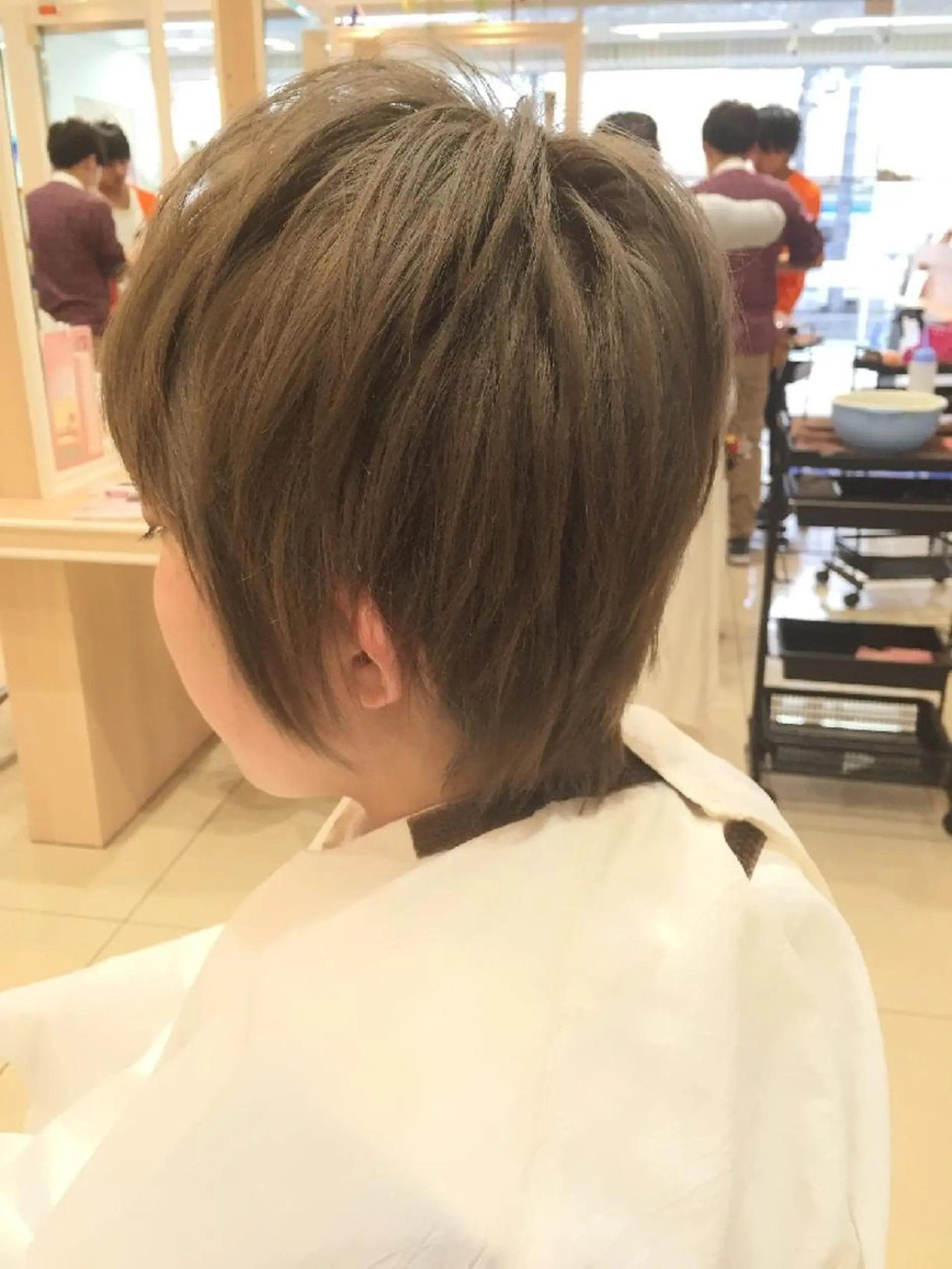 ショート メンズ カラー 山内 佐江子のヘアスタイル