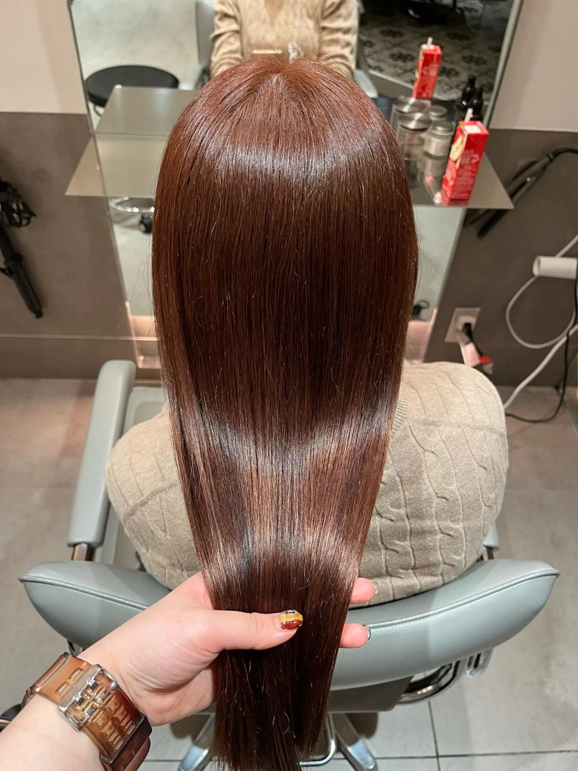 ロング カラー 🍊暖色カラー🍊 sakuraのヘアスタイル