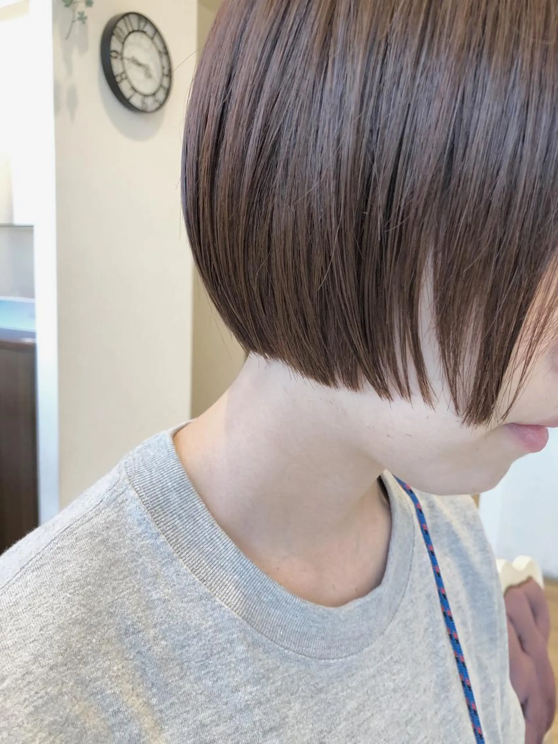 ショート カット ヘアカラー トリートメント 奈良市／尼ヶ辻 谷川和也のヘアスタイル