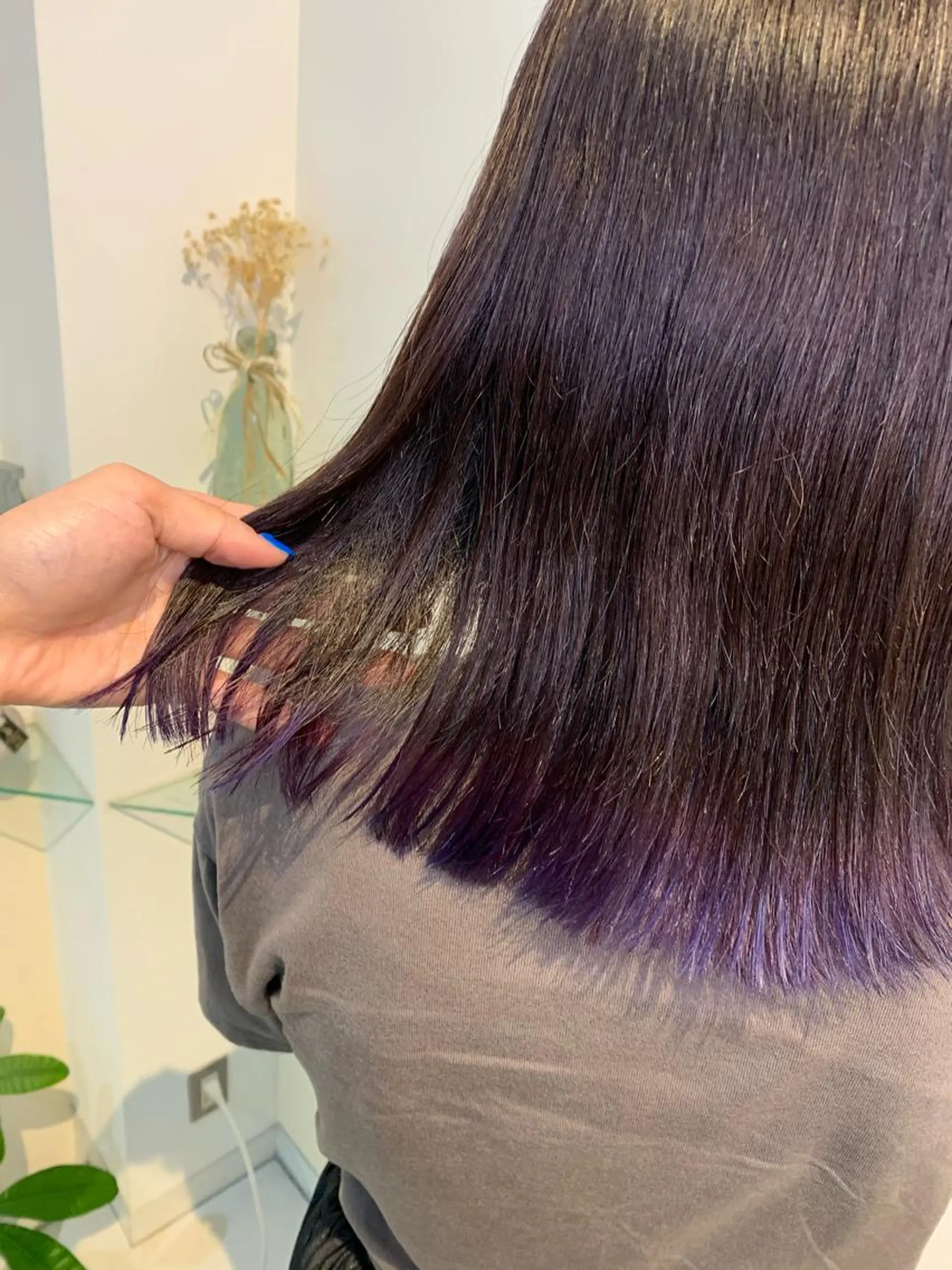 ミディアム カラー 🪄髪質改善艶カラー 🦄石井栞のヘアスタイル