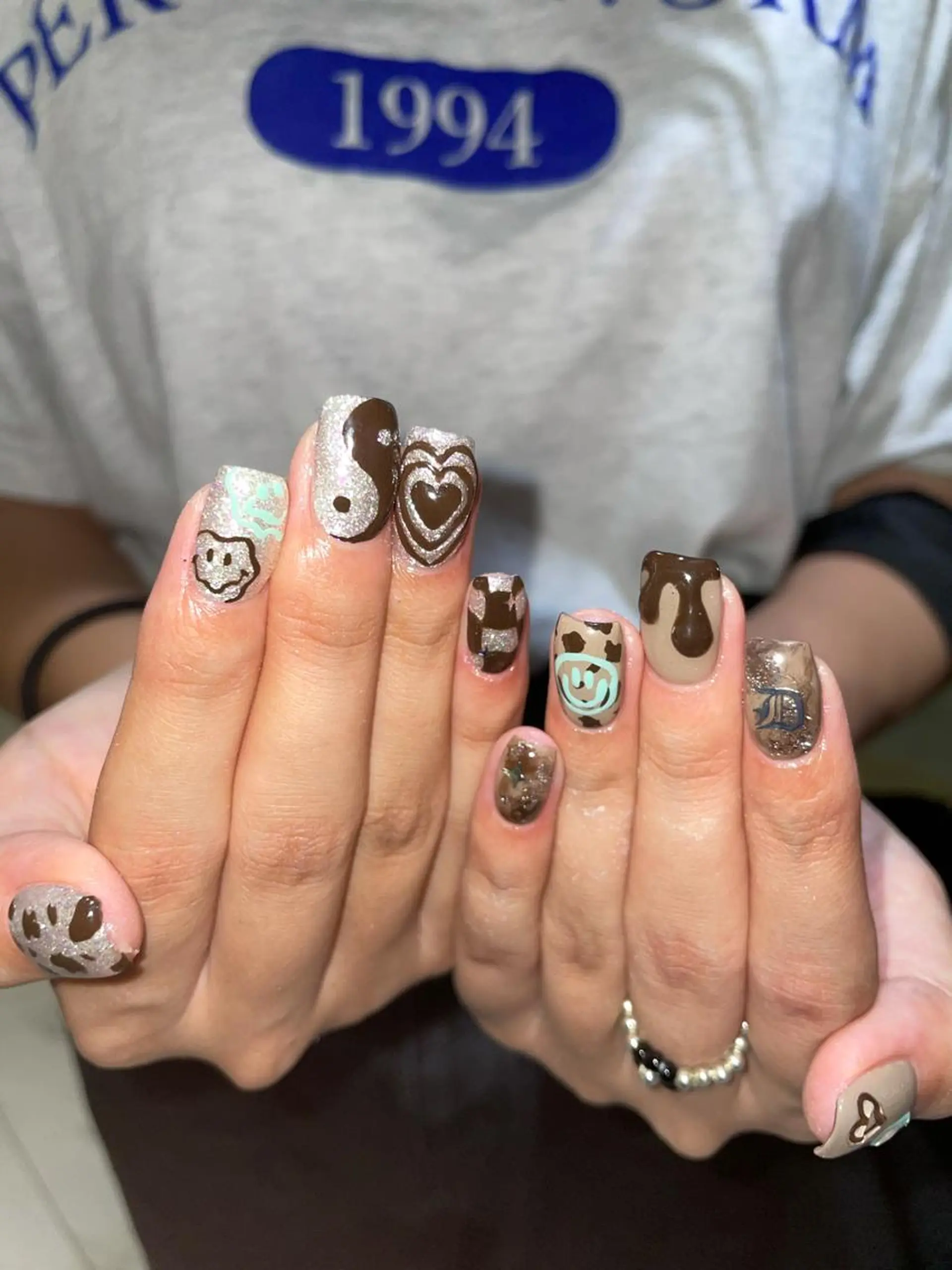 ネイル ˚✧⁺⭐︎༚moca miyuu⁎⁺˳✧༚のネイルデザイン