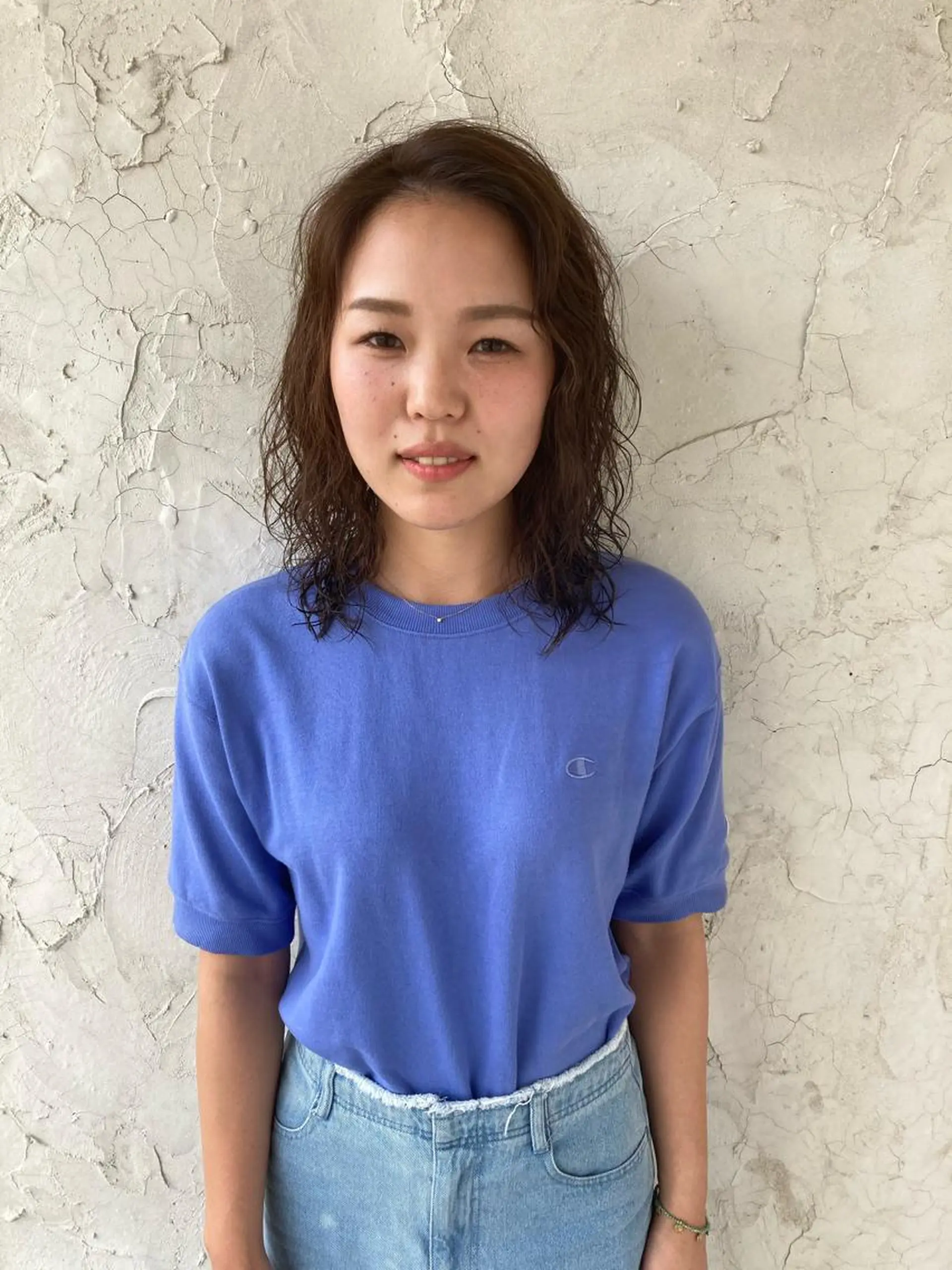 ミディアム パーマ カット パーマ ボブ/レイヤー/ ショートsetoのヘアスタイル