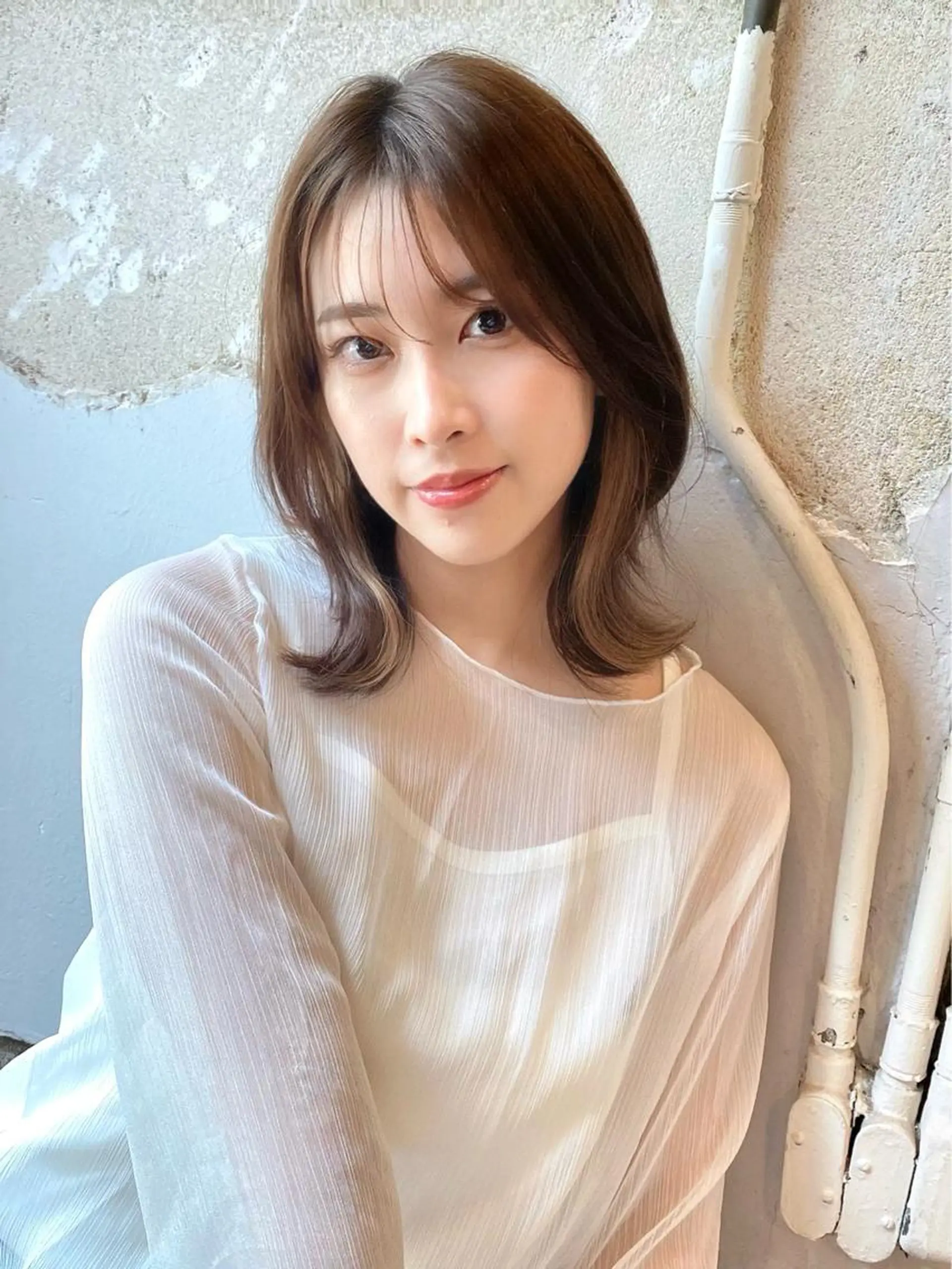 ショート レイヤーカット ヘアカラー トリートメント ✨透明感 艶カラー恵比寿✨のヘアスタイル