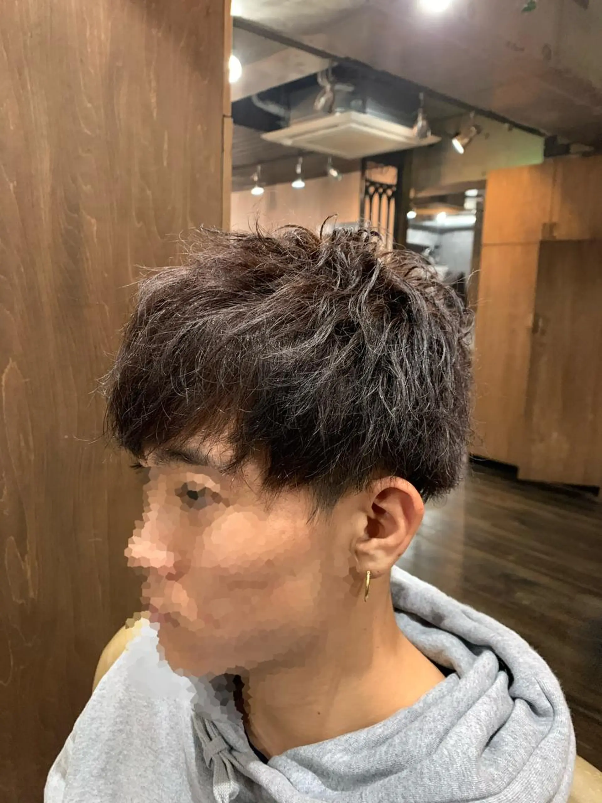 ショート パーマ メンズ メンズパーマ BARON Beauty 池袋 個室美容室所属・✄KOSUGE KYOUSUKE✄のヘアスタイル