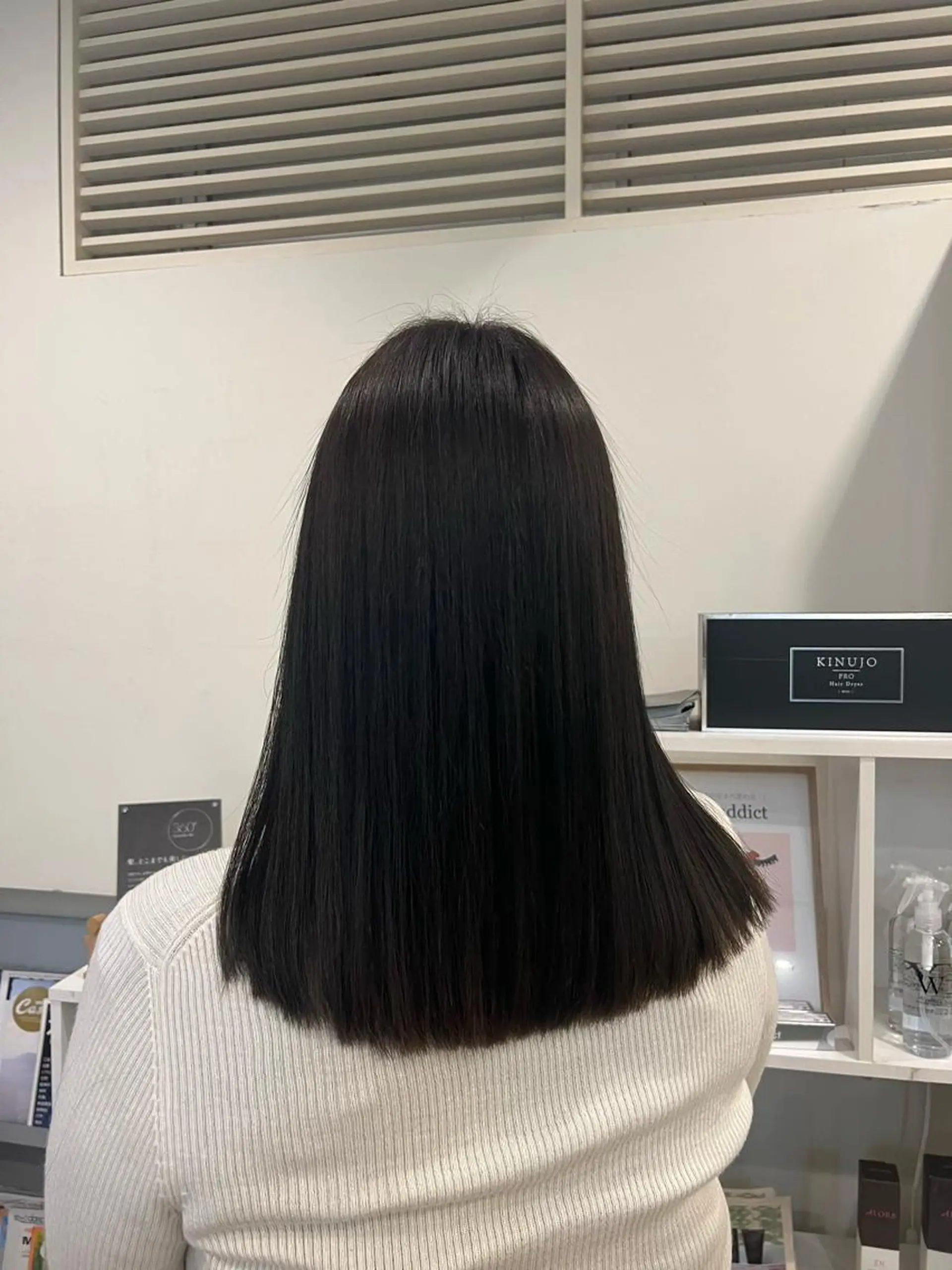セミロング ヘアカラー トリートメント 竹添 有梨沙のヘアスタイル