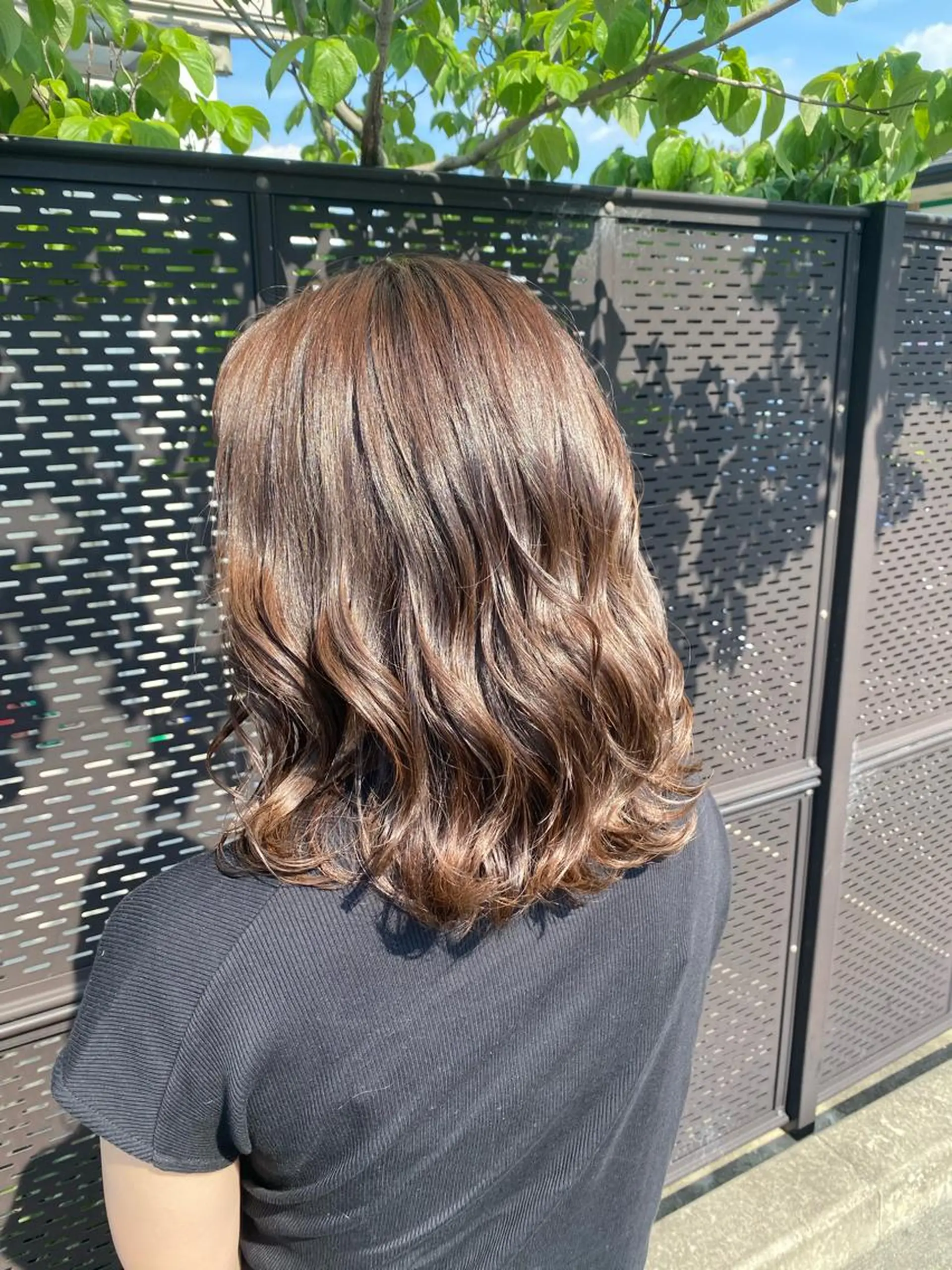 ミディアム カラー ブリーチ ブラウンカラー ナチュラルブラウン 頓所 大昂のヘアスタイル