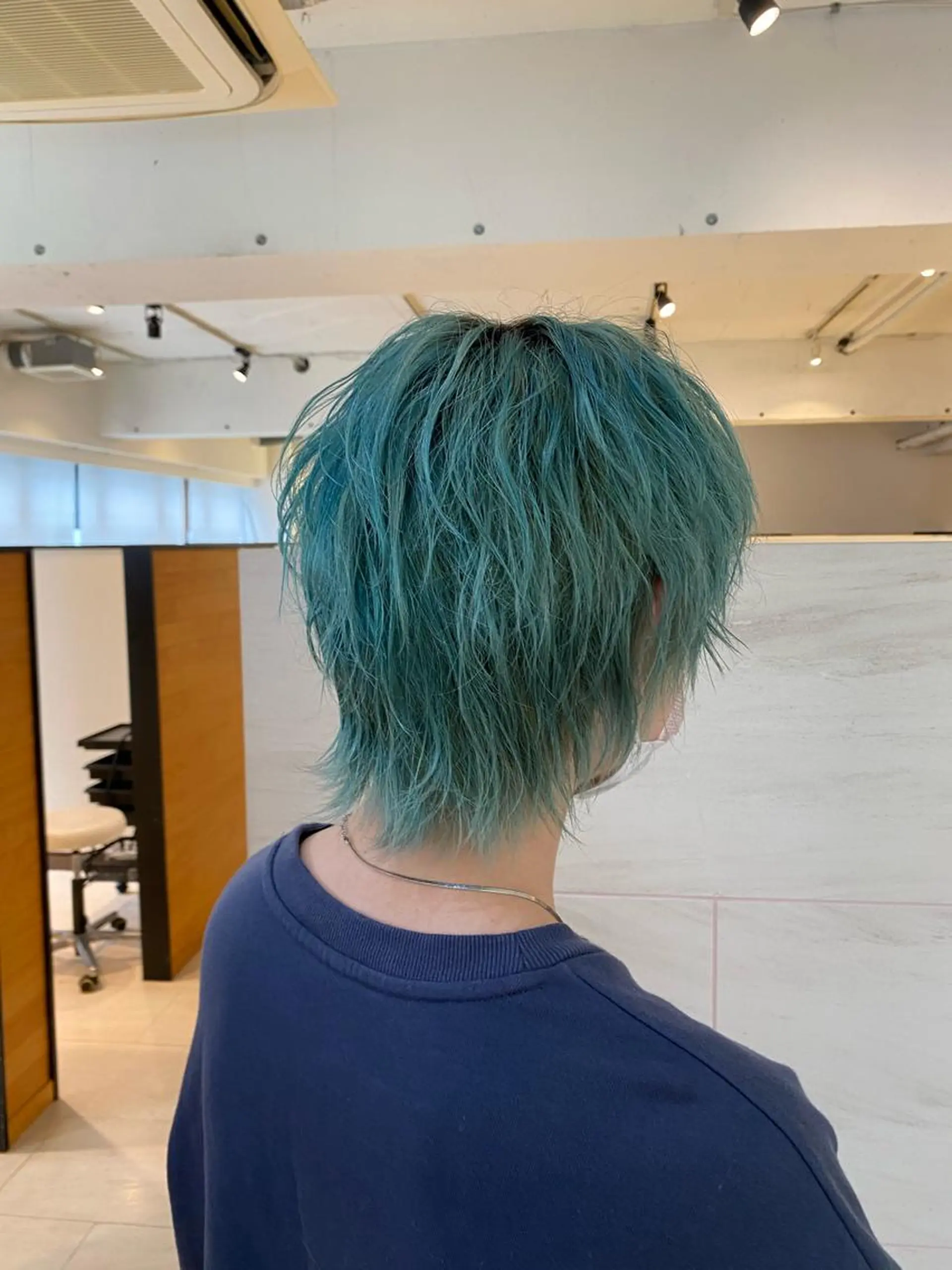 ショート カラー メンズ 白取 星矢のヘアスタイル