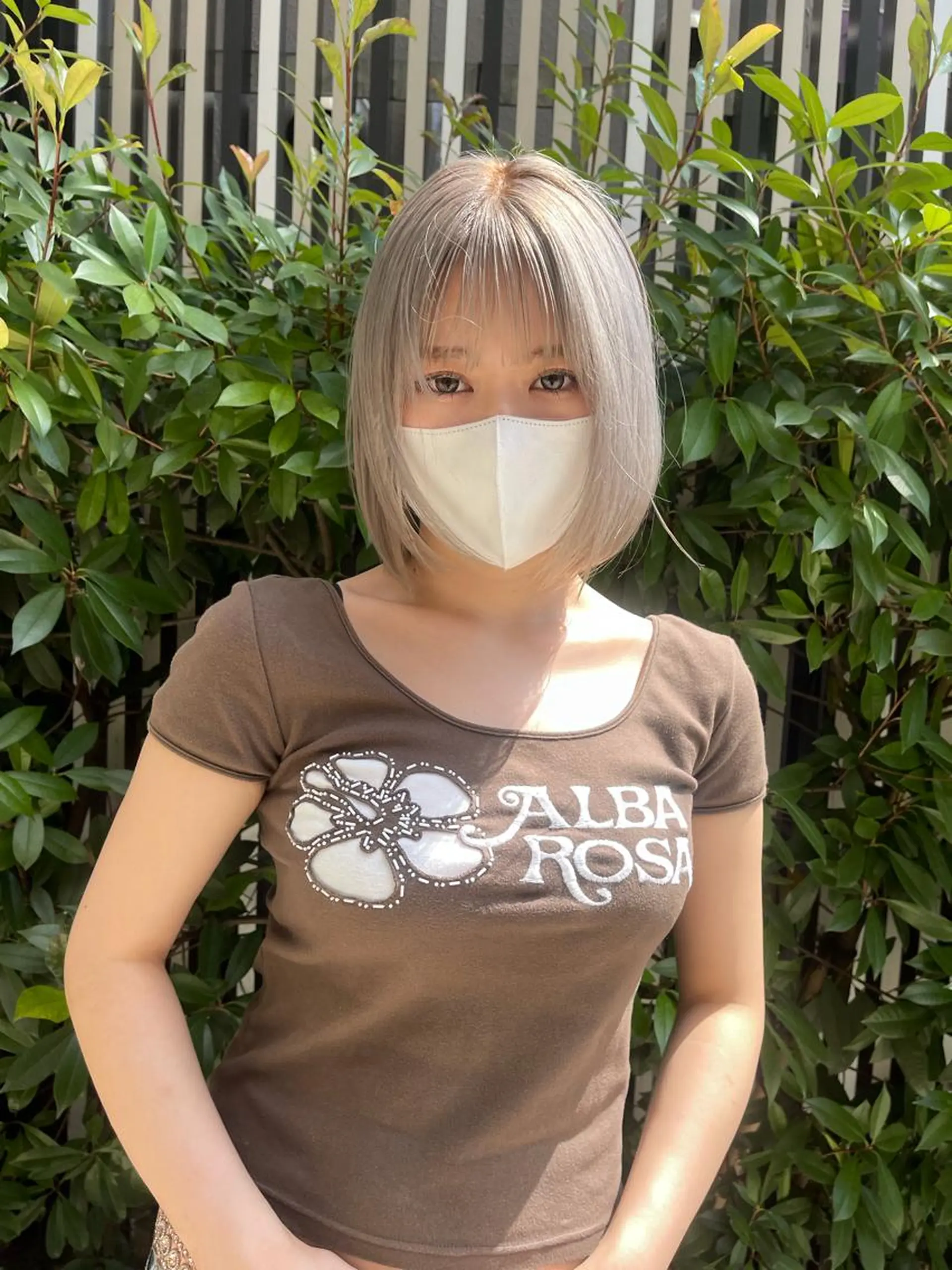 ミディアム カラー ベージュカラー ブロンド ブロンドベージュ ハイトーンカラー ボブ カット ヘアカラー トリートメント PALAN K-Beauty SHINJUKU所属・“ミニモ最高評価獲得 “代表"Kohei"のヘアスタイル