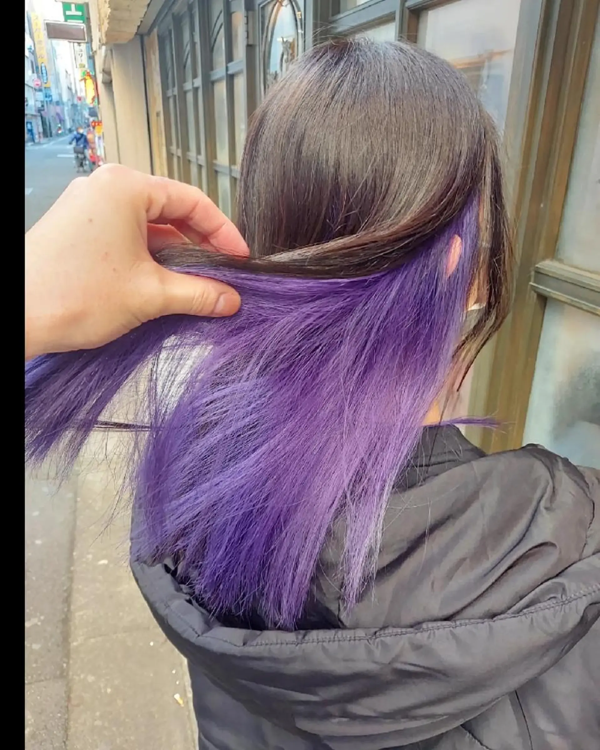セミロング カラー インナーカラー grow上野御徒町【グロウ】所属・ブリーチ・ハイトーン 特化🎉内山のヘアスタイル
