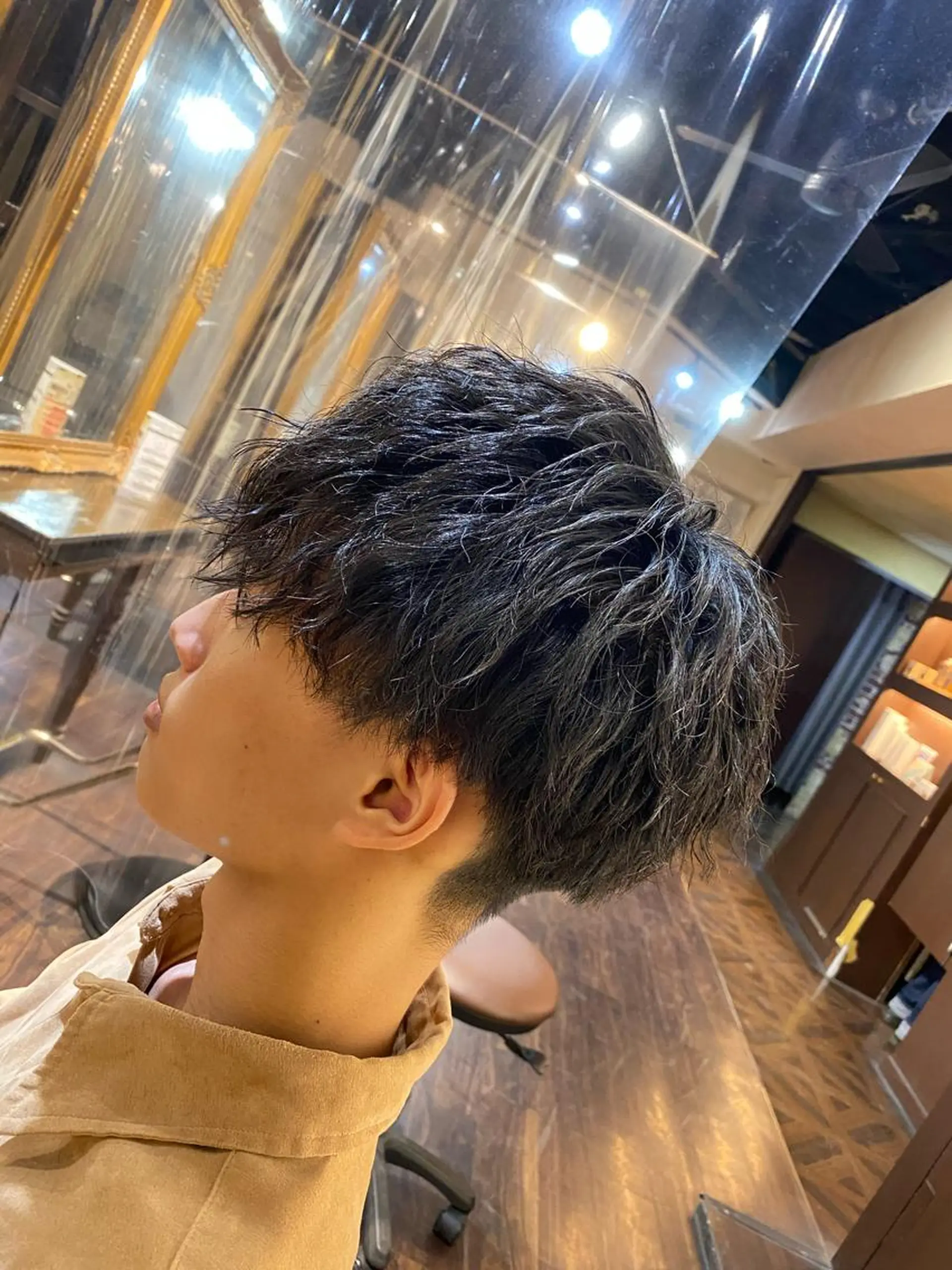 パーマ メンズ メンズサロンANDY 御堂筋なんば店所属・大阪メンズヘアのプロ 高橋 直希のヘアスタイル