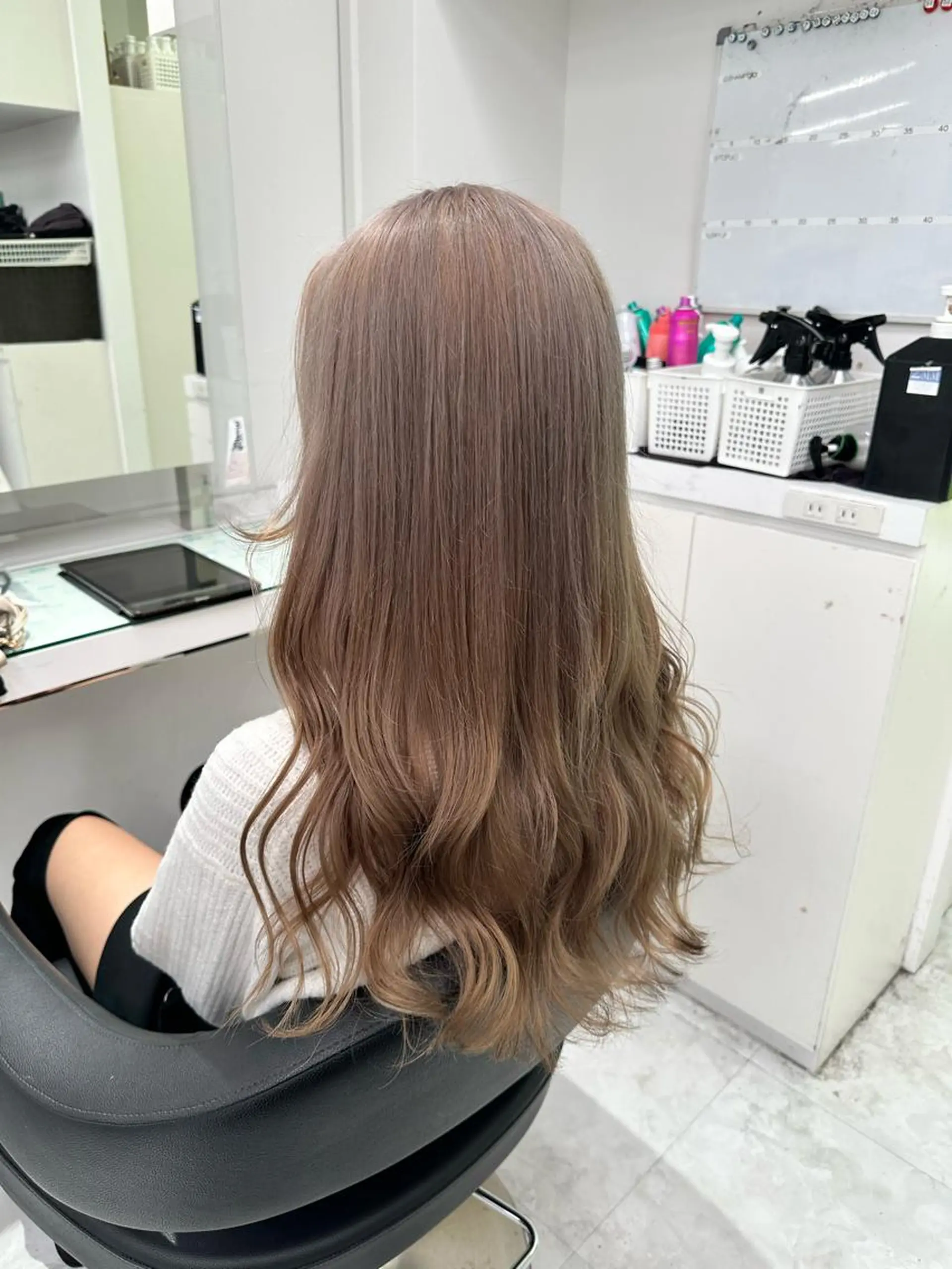 カラー マンツーマン/原宿/ 透明感カラー⭐️のヘアスタイル