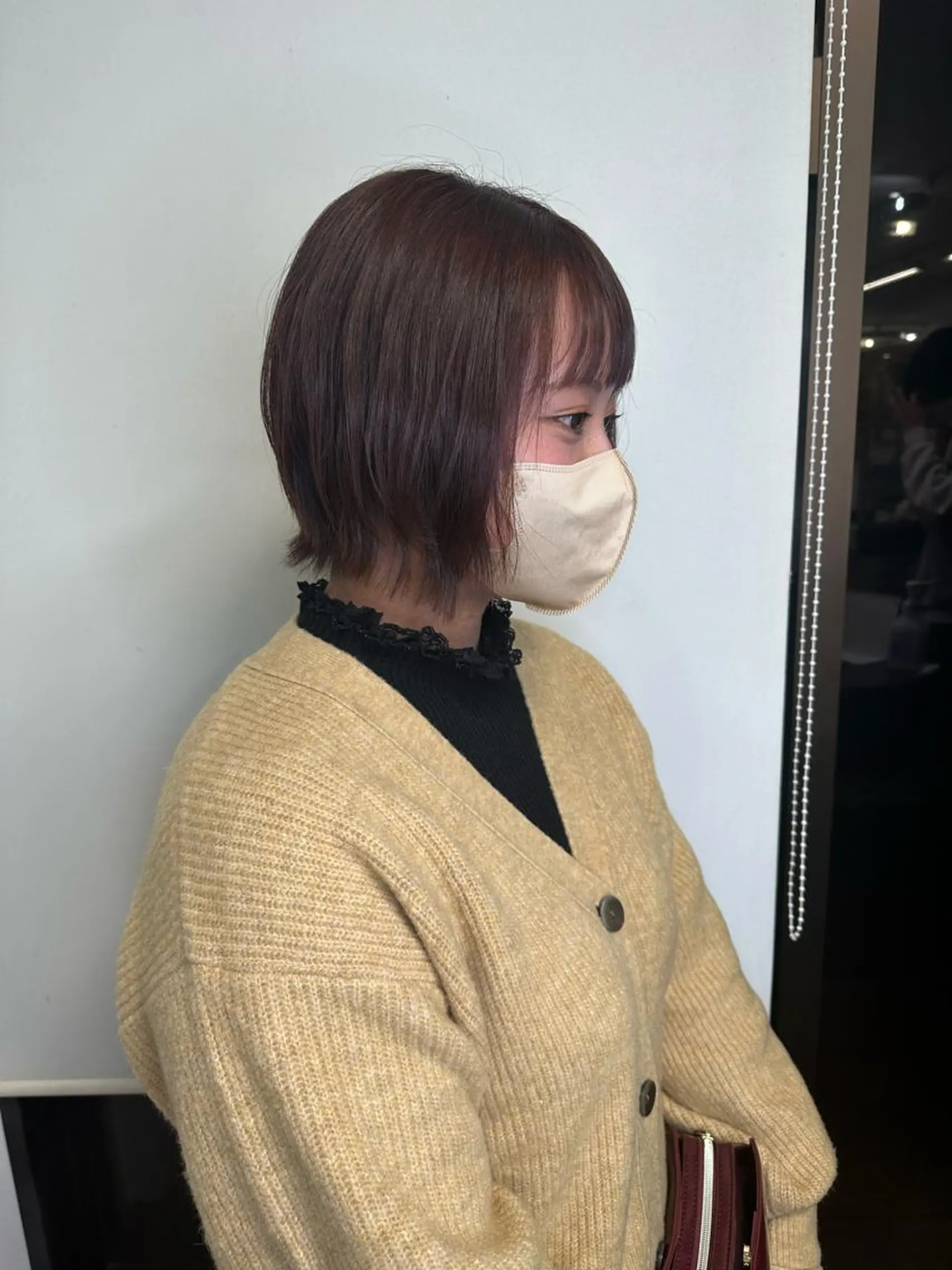 ショート カラー ショートボブ ブラウンカラー ピンクカラー ピンクブラウン ボブ peg.hair所属・ブリーチカラー🫧 森　凪沙のヘアスタイル