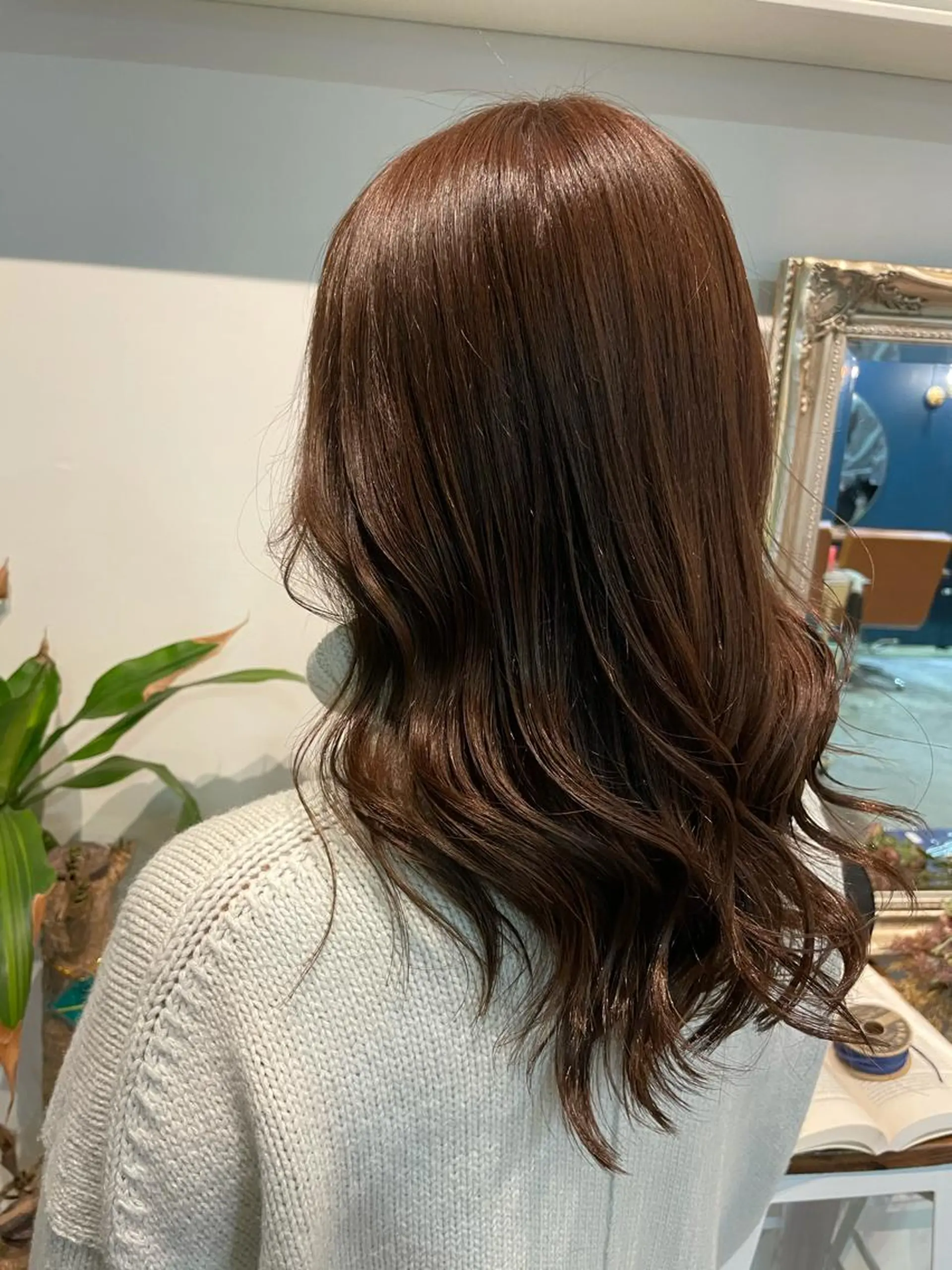 セミロング カラー ベージュカラー ブリーチ ブリーチなしカラー 💐パーソナルカラー /市橋加菜💐のヘアスタイル
