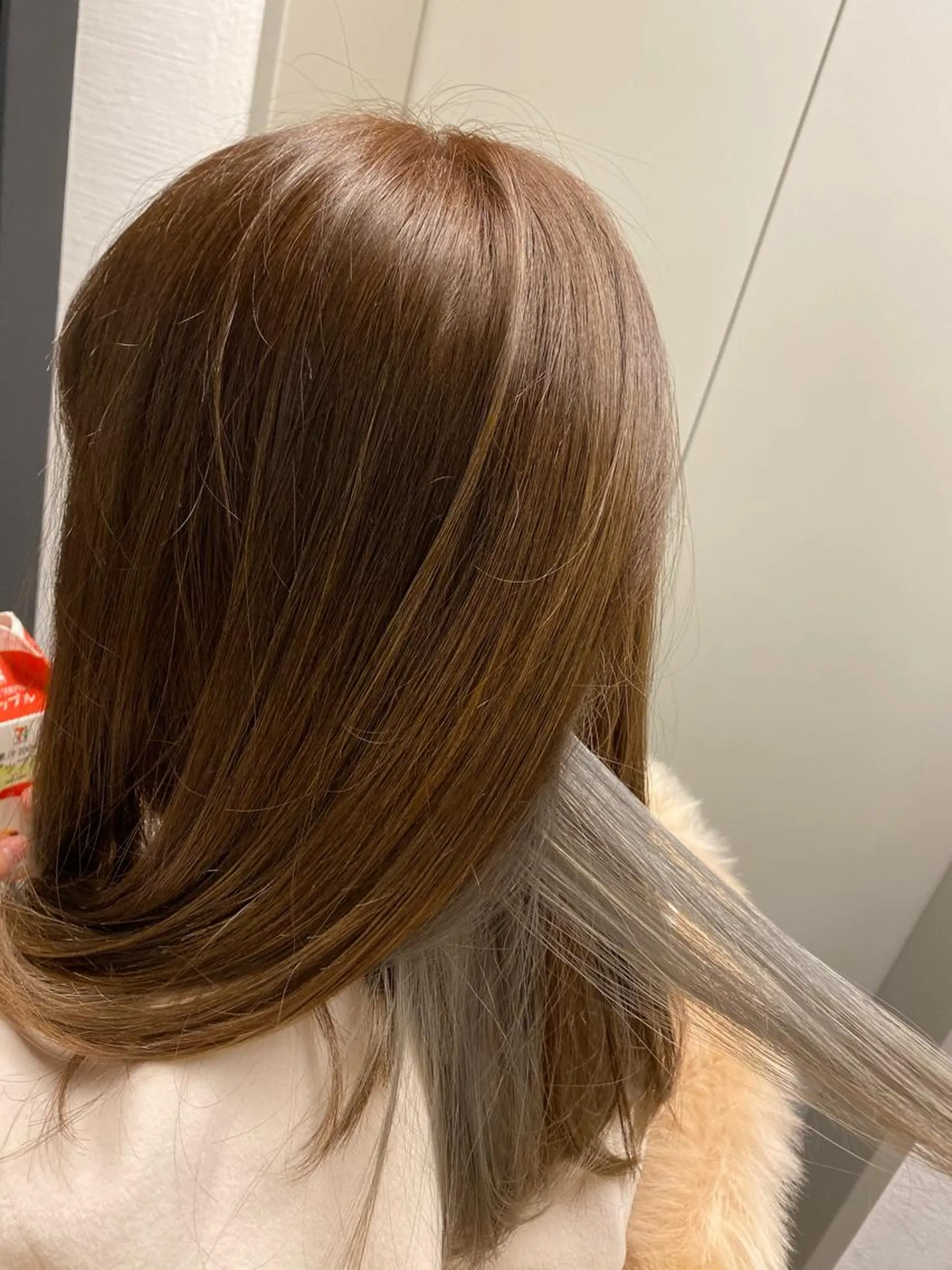 カラー 美髪/髪質改善 顔周り/透明感カラーのヘアスタイル