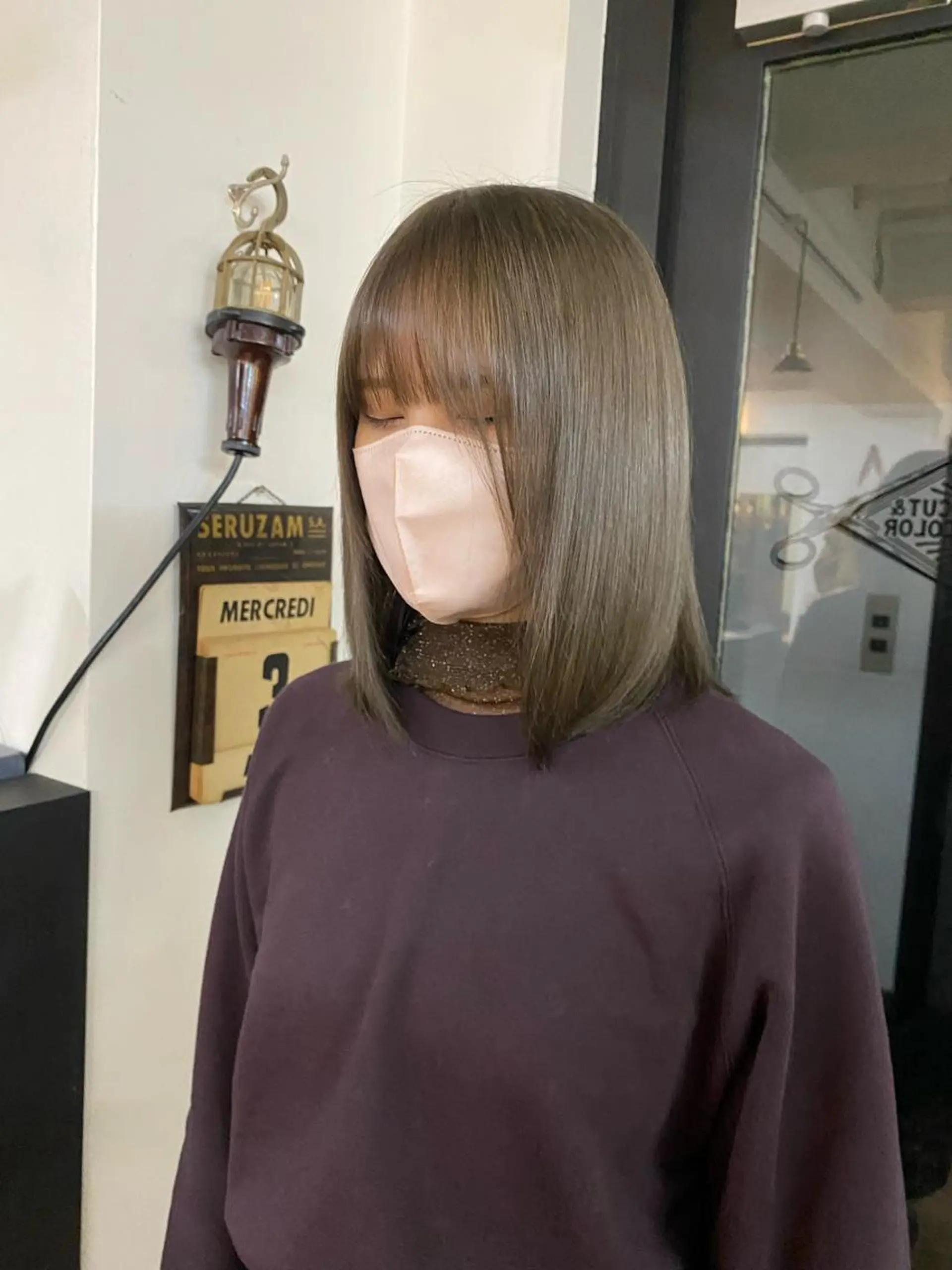 ミディアム カラー ハイトーンカラー ⭐️NAZUNAのヘアスタイル