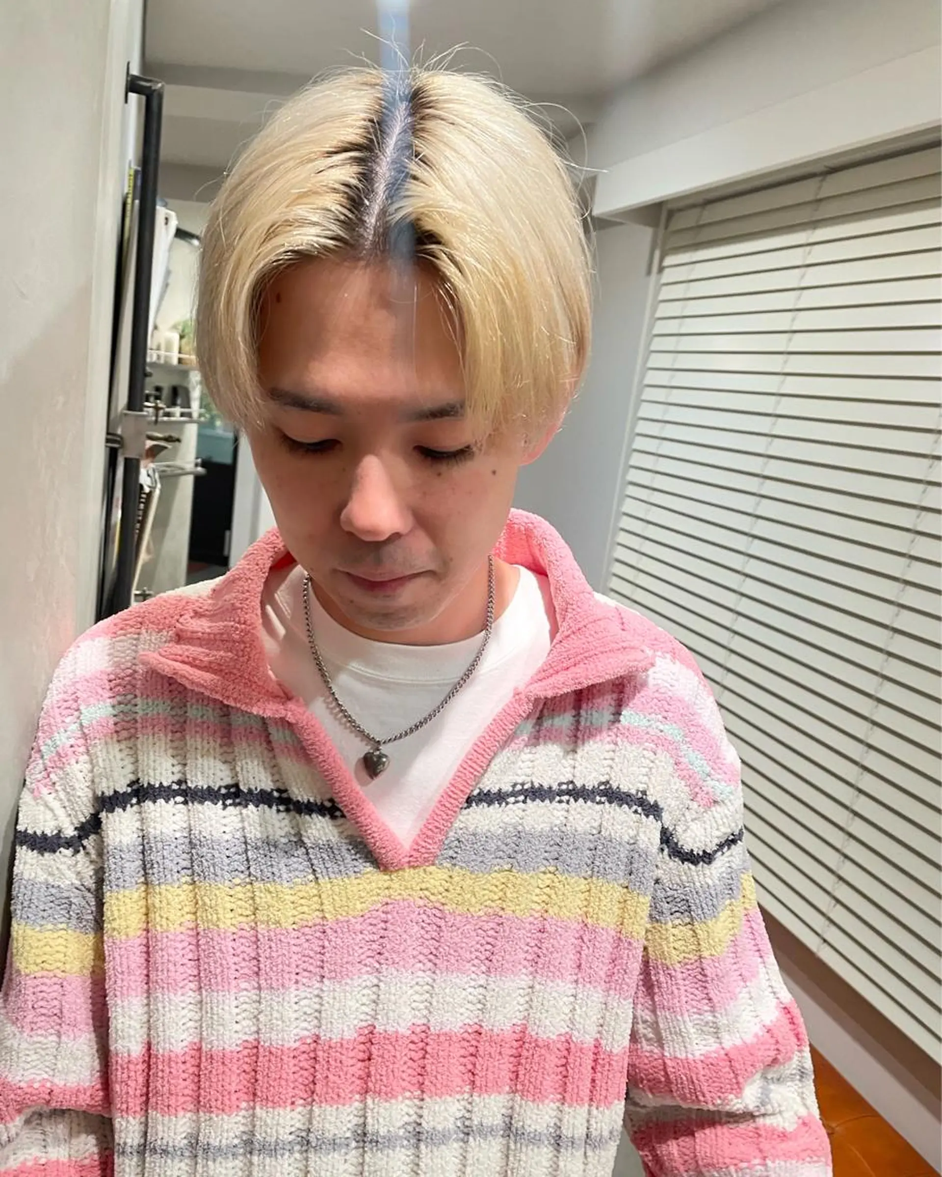 ショート カラー メンズ カット ヘアカラー トリートメント 優 作のヘアスタイル