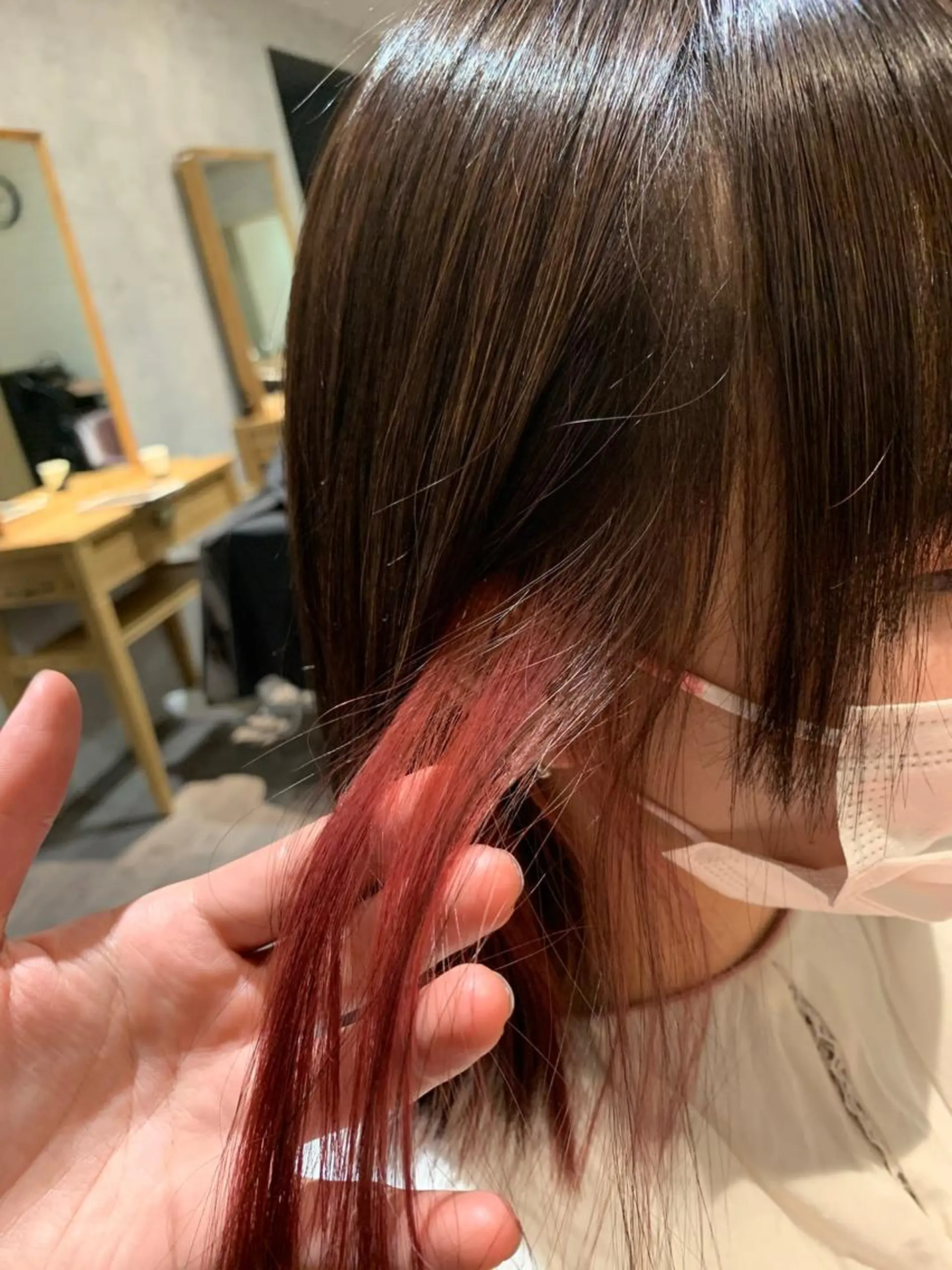 カラー ヘアカラー 中川歩　髪質改善 ツヤカラー【横浜】のヘアスタイル