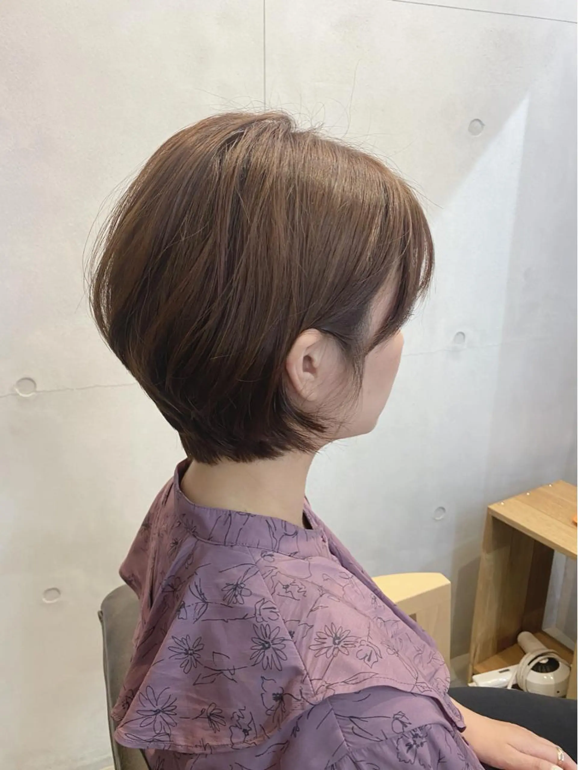 ショート カラー ボブ ショートヘア conne& ririのヘアスタイル