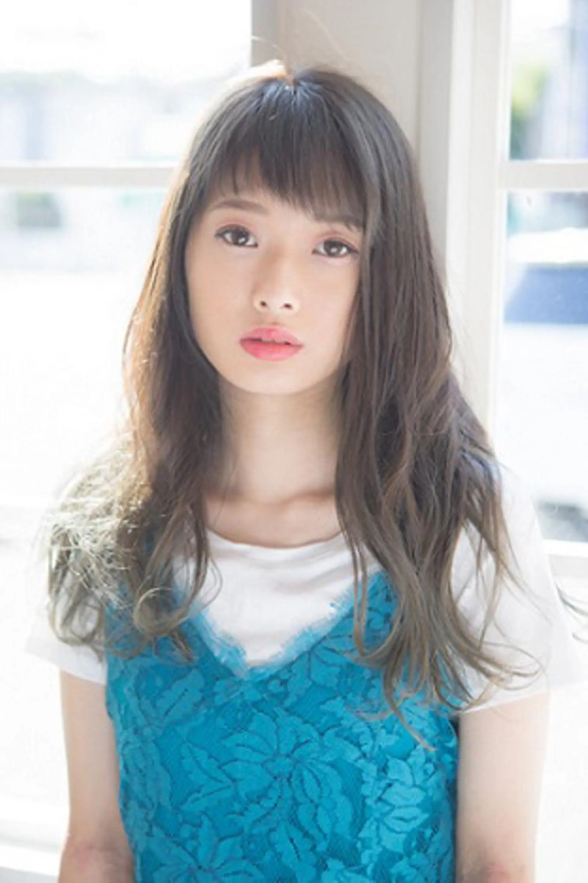 ミディアム パーマ カット ヘアカラー grand juteのヘアスタイル
