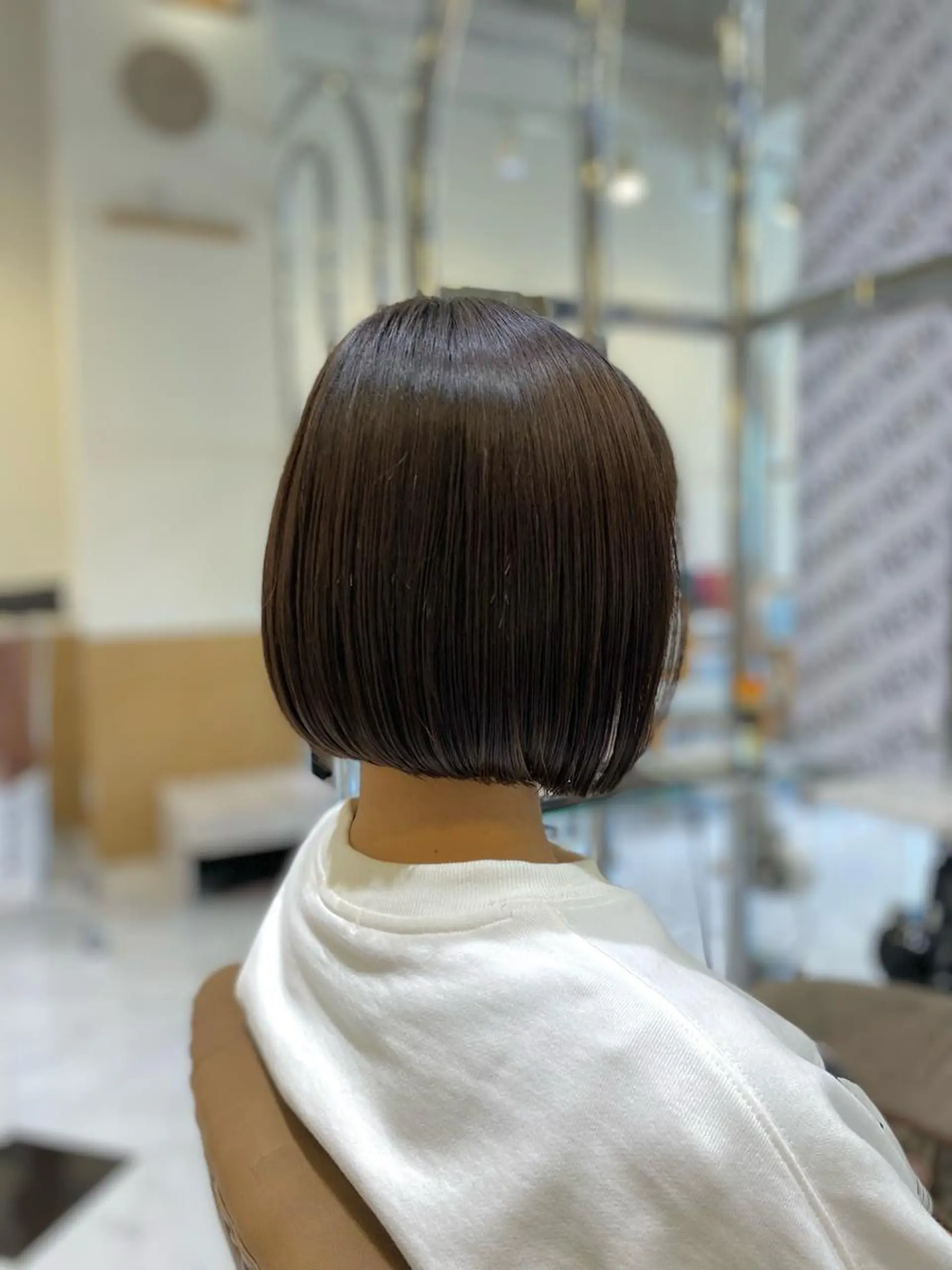 ショート ボブ カット トリートメント 坂井 茅聖のヘアスタイル