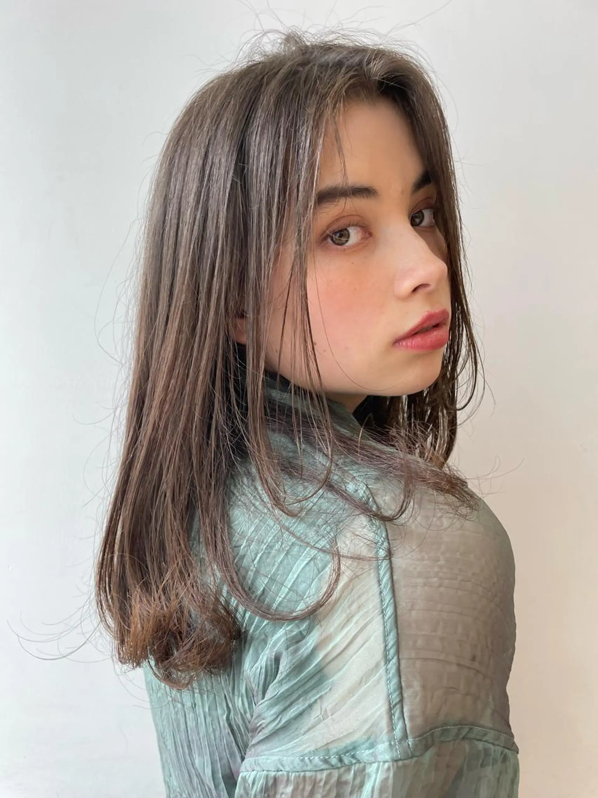 セミロング パーマ セミロングパーマ ボブ/ミディアム 親しみやすさ/さくらのヘアスタイル