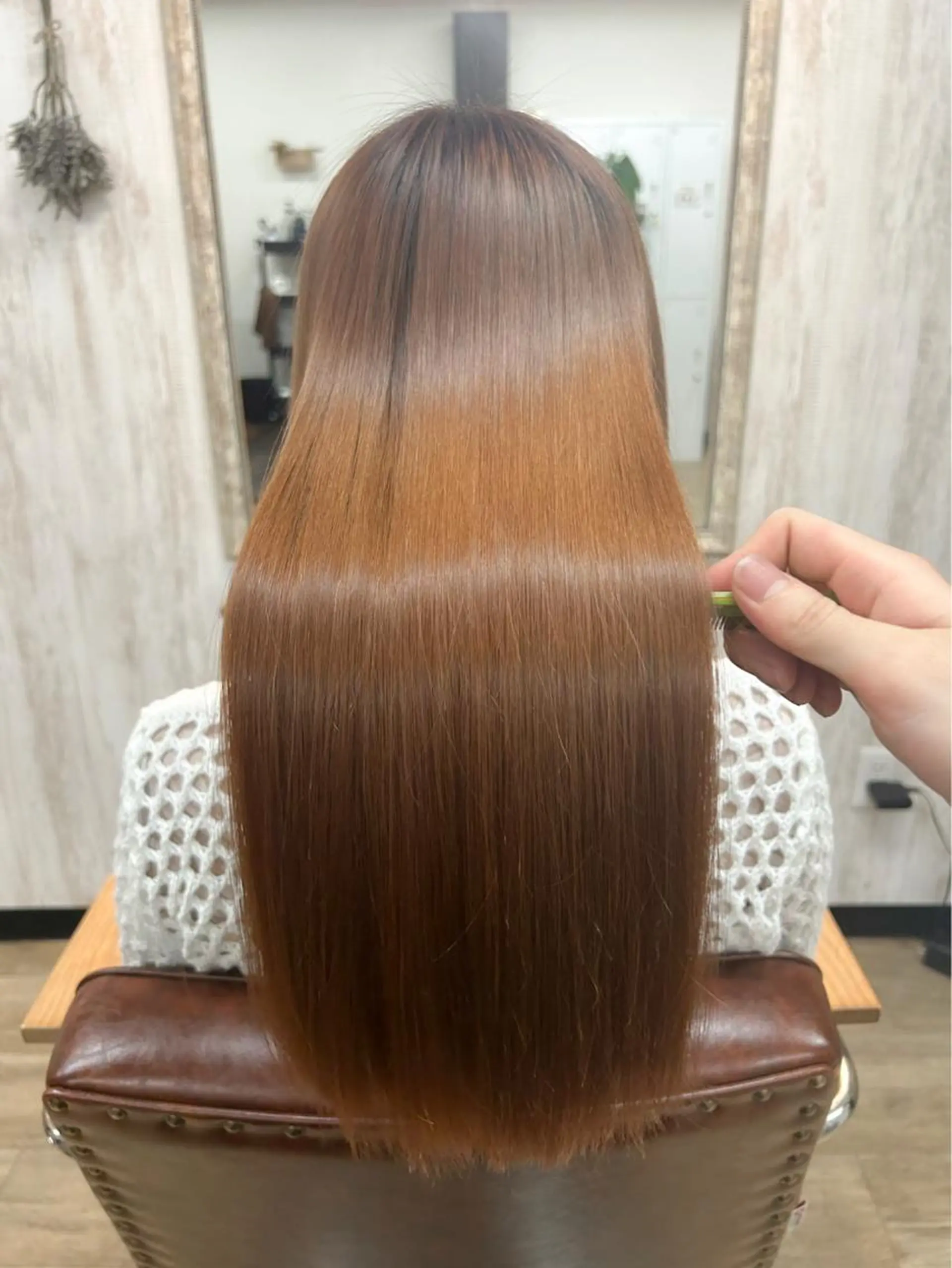 ロング カラー ブリーチ 似合わせカット 縮毛矯正 トリートメント カット 縮毛矯正 トリートメント 🌹古川暁 髪質改善縮毛矯正🌹のヘアスタイル