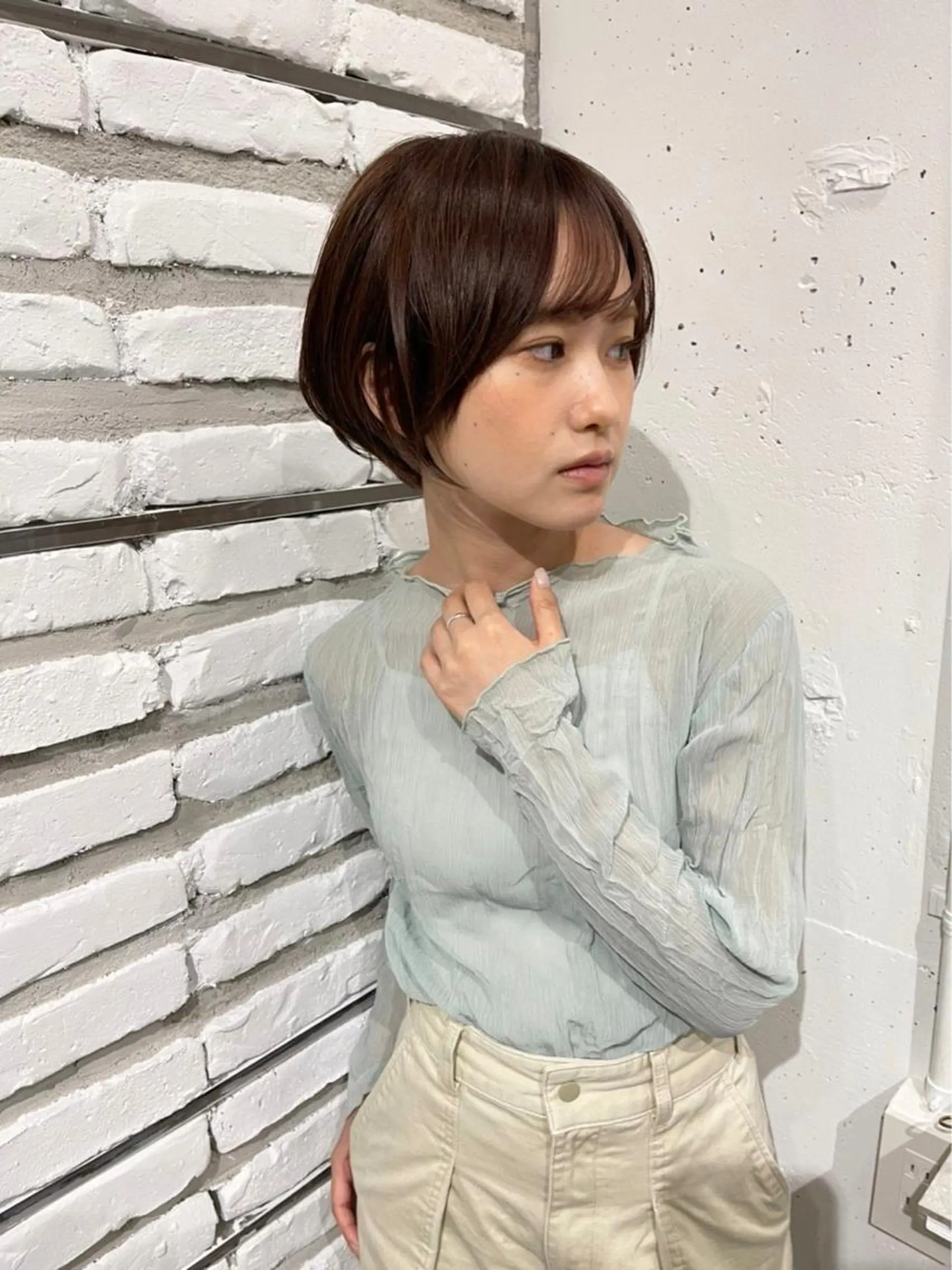 ショート 廣岡 采音のヘアスタイル