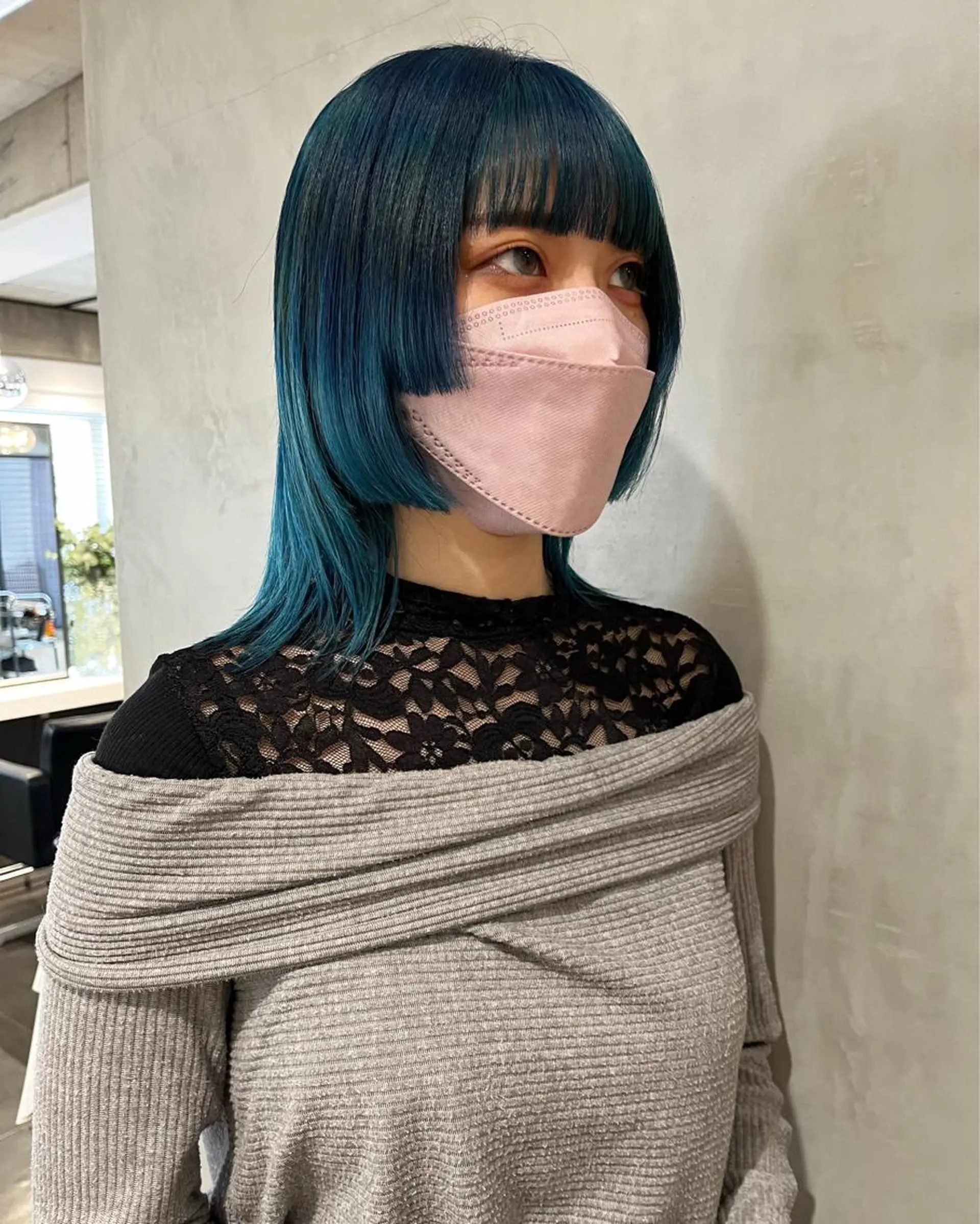 ミディアム カラー 暖色🍒姫カット🎀 オタク特化🎀ゆうなのヘアスタイル