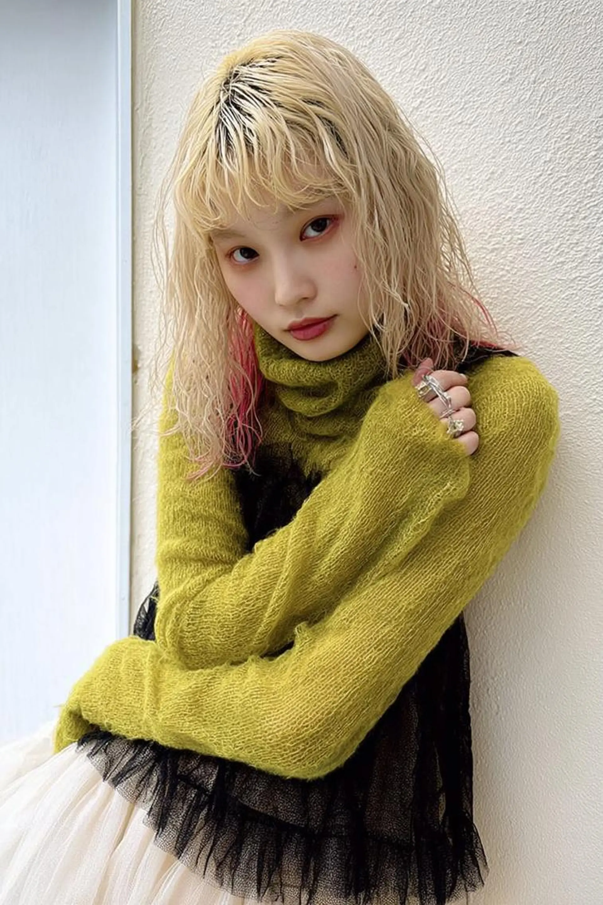 セミロング カラー 🌜 Lulu 🌛 公式/大通のヘアスタイル