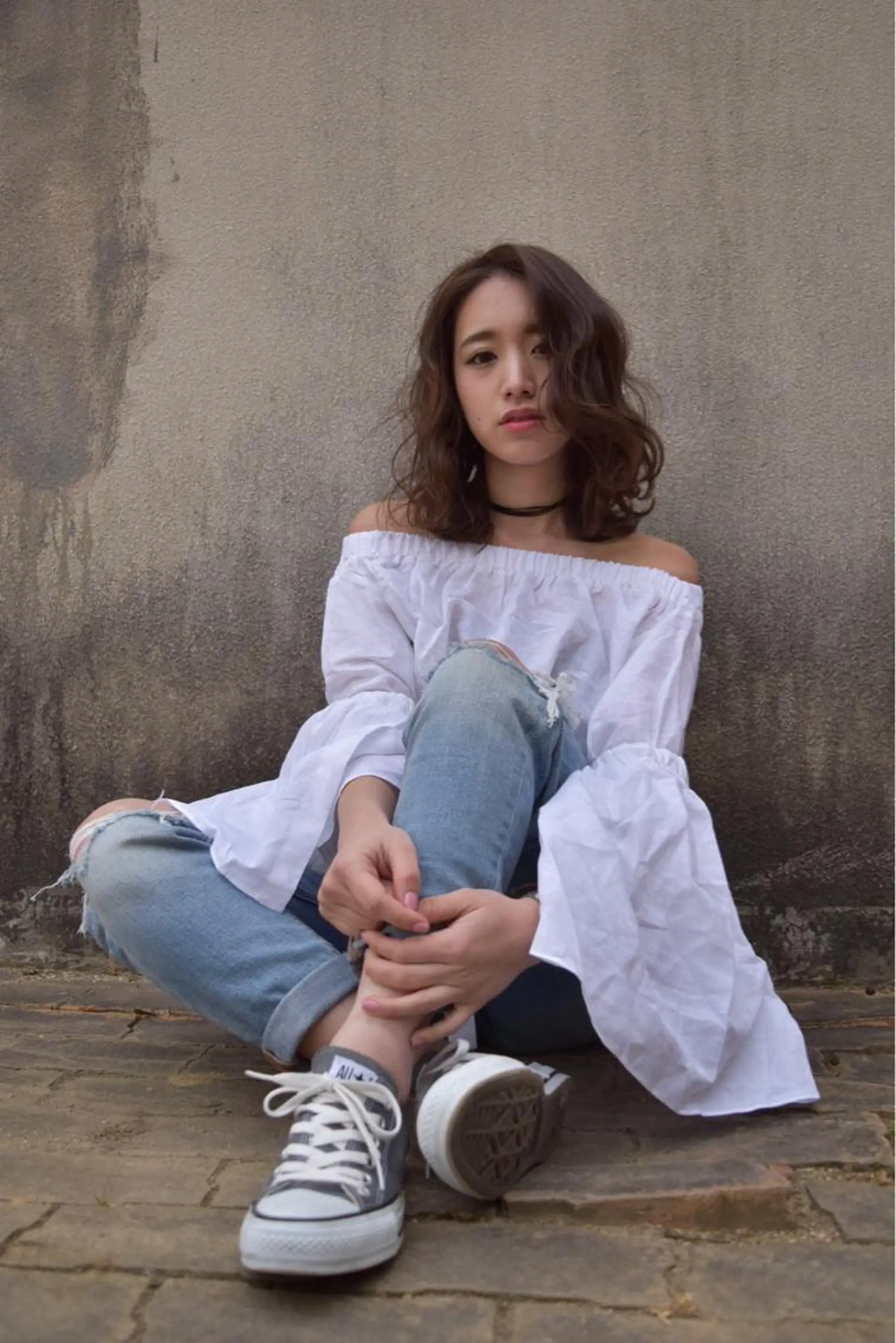 ミディアム セミロング カラー _WHITE高槻所属・_WHITE高槻店 yusukeのヘアスタイル