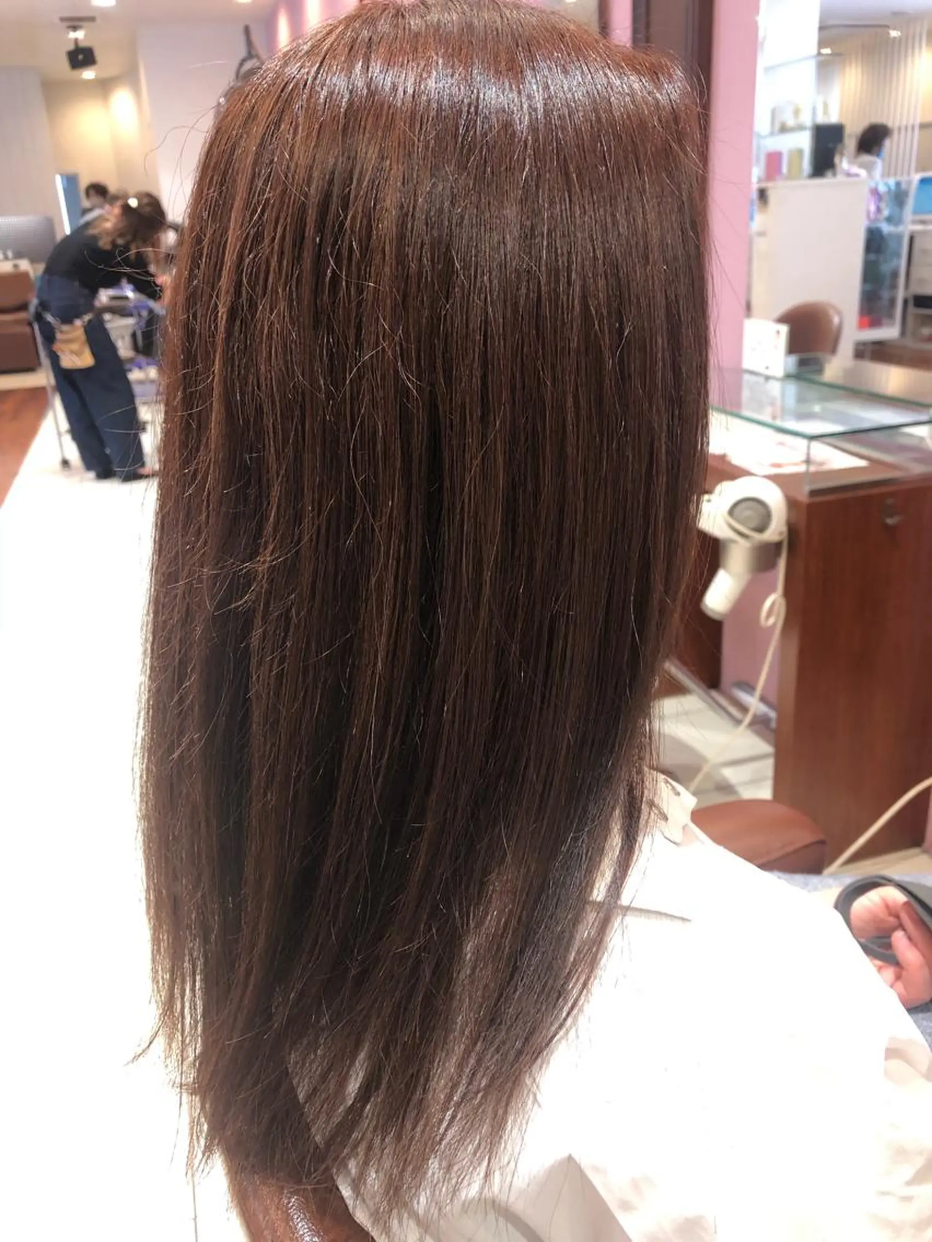 ロング カラー ブラウンカラー ナチュラルブラウン 大阪長居🌱野見山 卓也のヘアスタイル