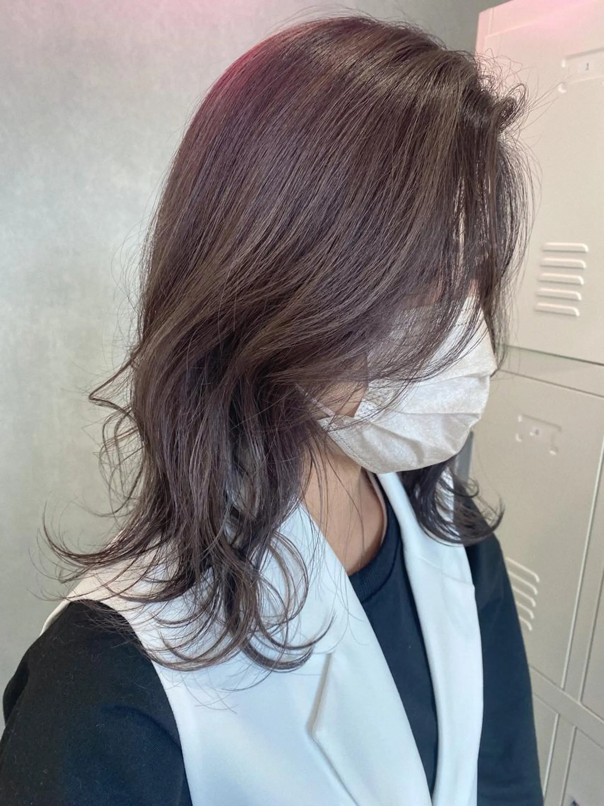 ミディアム カラー 🕶️佐藤 海李🐏のヘアスタイル