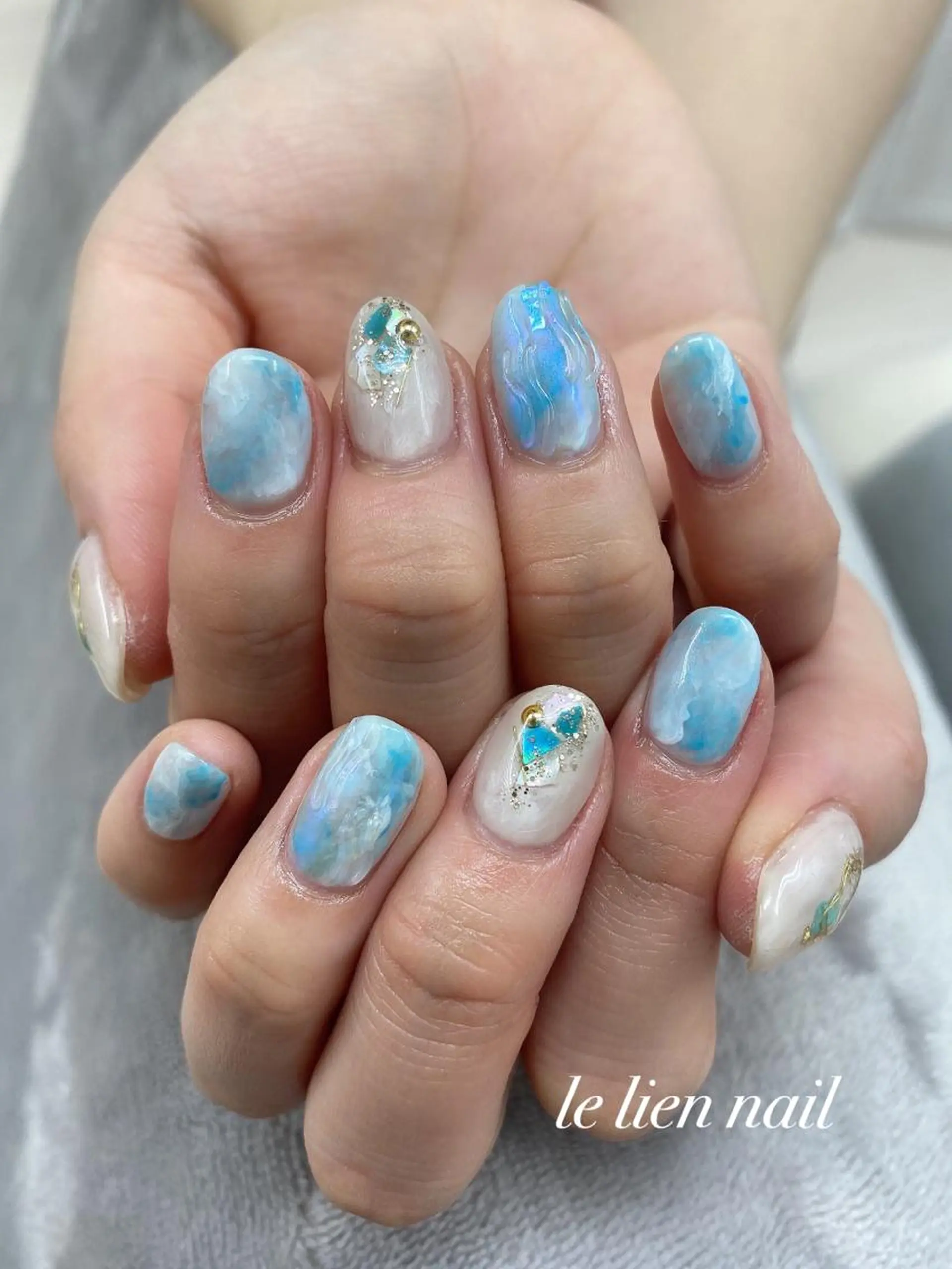 ネイル ニュアンスネイル ハンドネイル le lien nailのネイルデザイン
