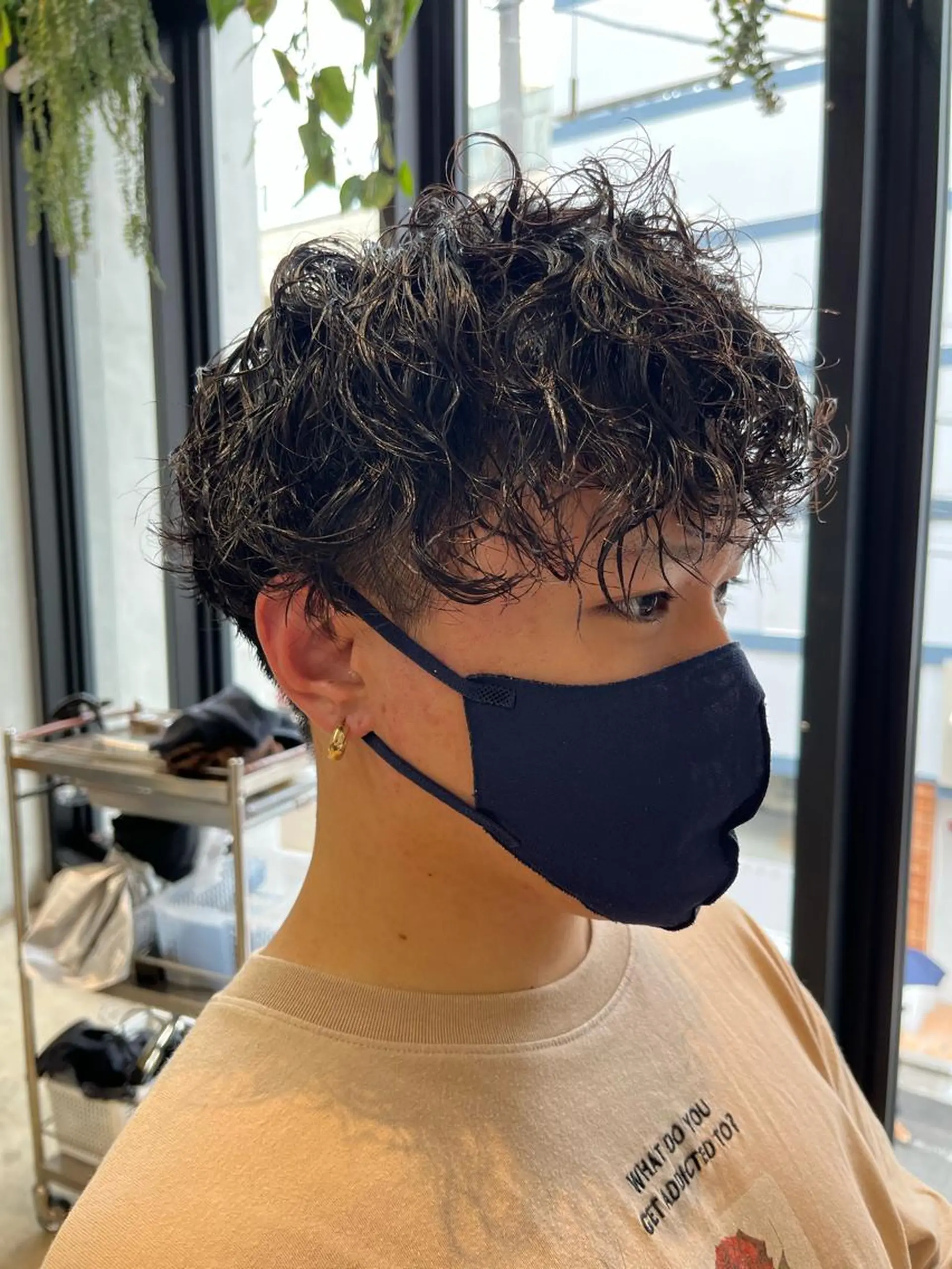 パーマ メンズ カット パーマ 【似合わせるボブ✨】 sanaのヘアスタイル