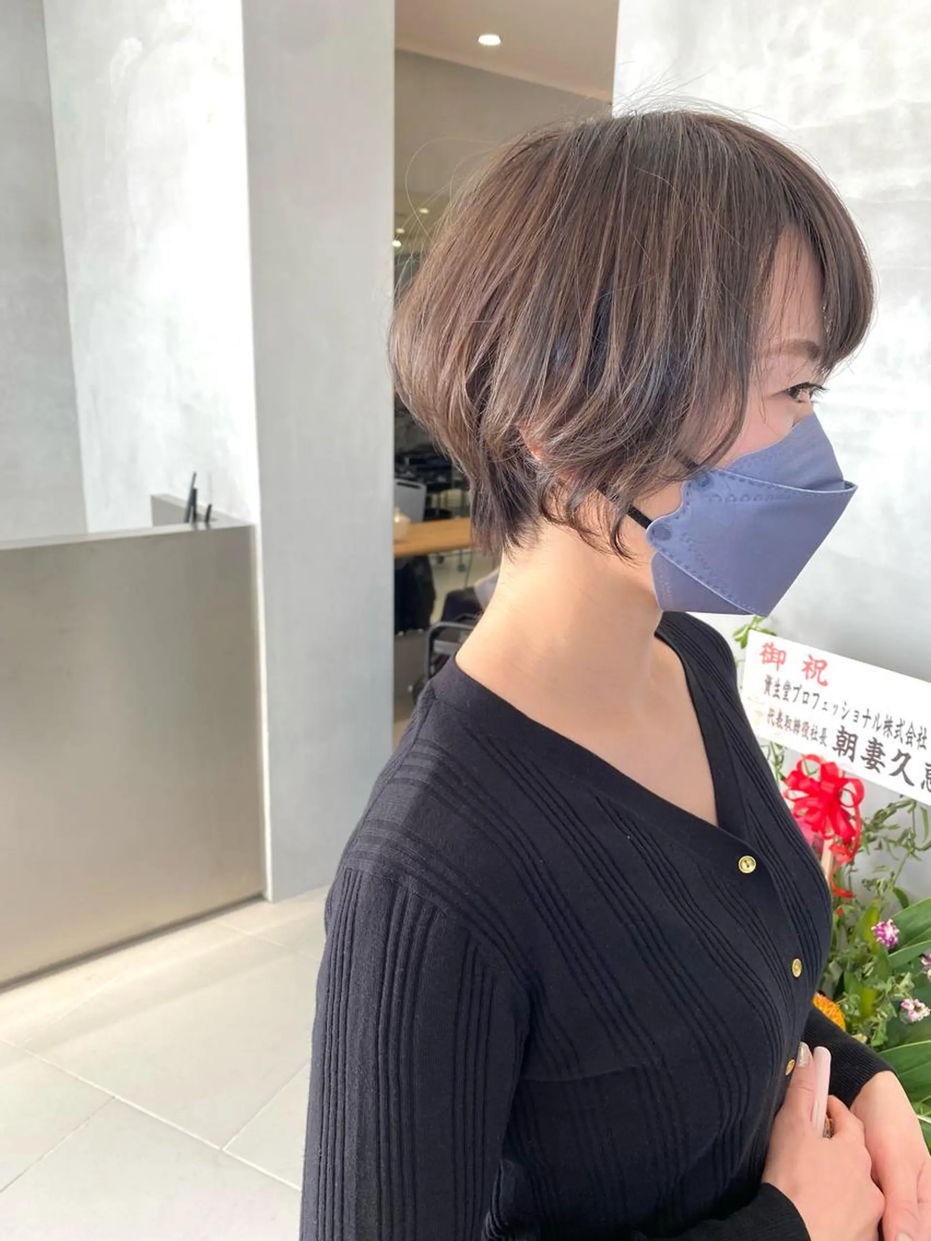 ショート カラー ショートヘア カット ヘアカラー トリートメント 谷合 貴志のヘアスタイル