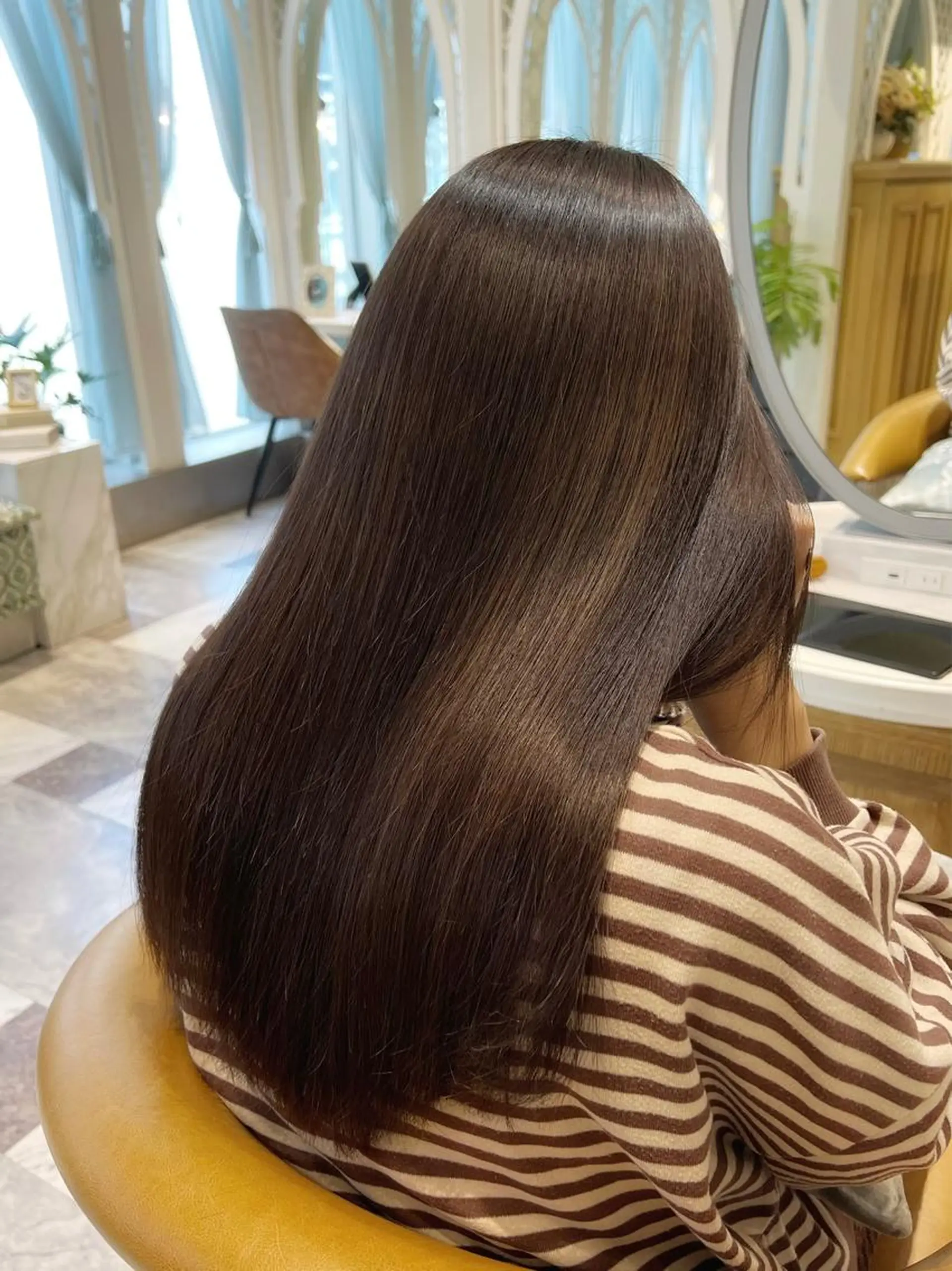 ロング 縮毛矯正 🩵縮毛矯正・ボブ 岩原朋也🩵のヘアスタイル