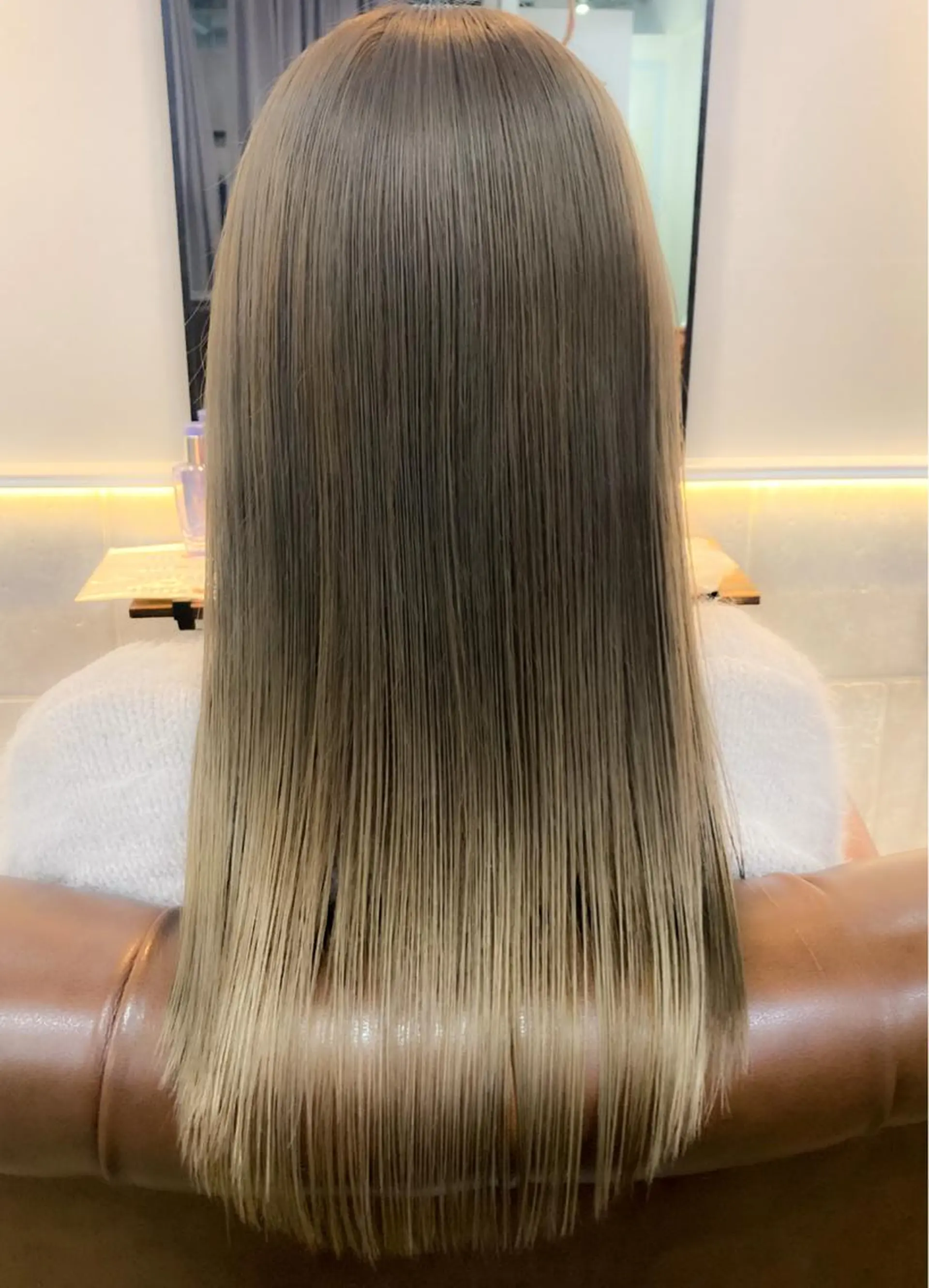 ロング カット 縮毛矯正 トリートメント ROZA germe所属・ROZAgerme 落海一花🦋のヘアスタイル