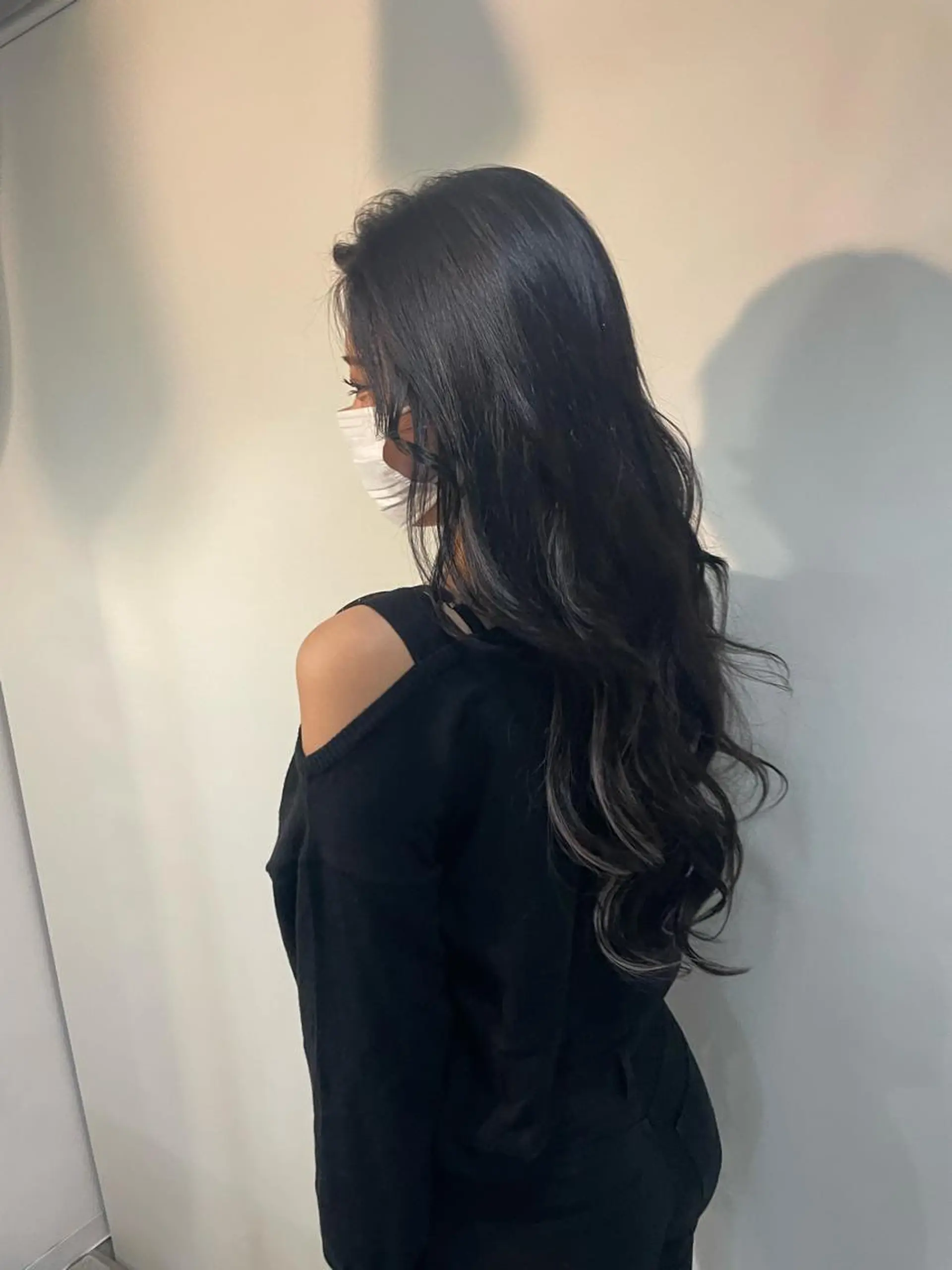 ロング カラー シールエクステ エクステ ロング alpha. カラーエクステ下妻のヘアスタイル