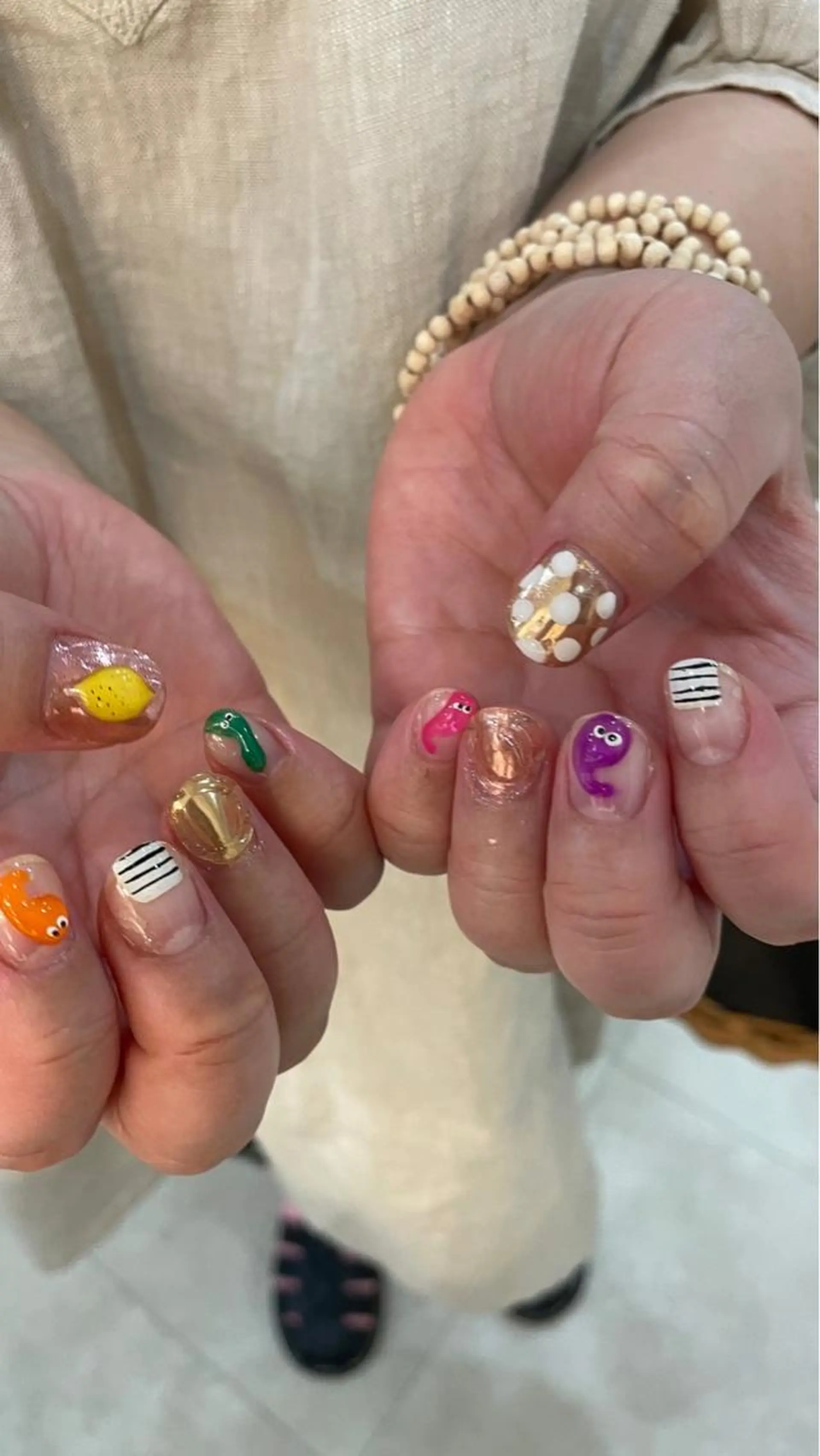 ネイル ハンドネイル フットネイル ゆびノさき茨木店 ニュアンス/アートのネイルデザイン