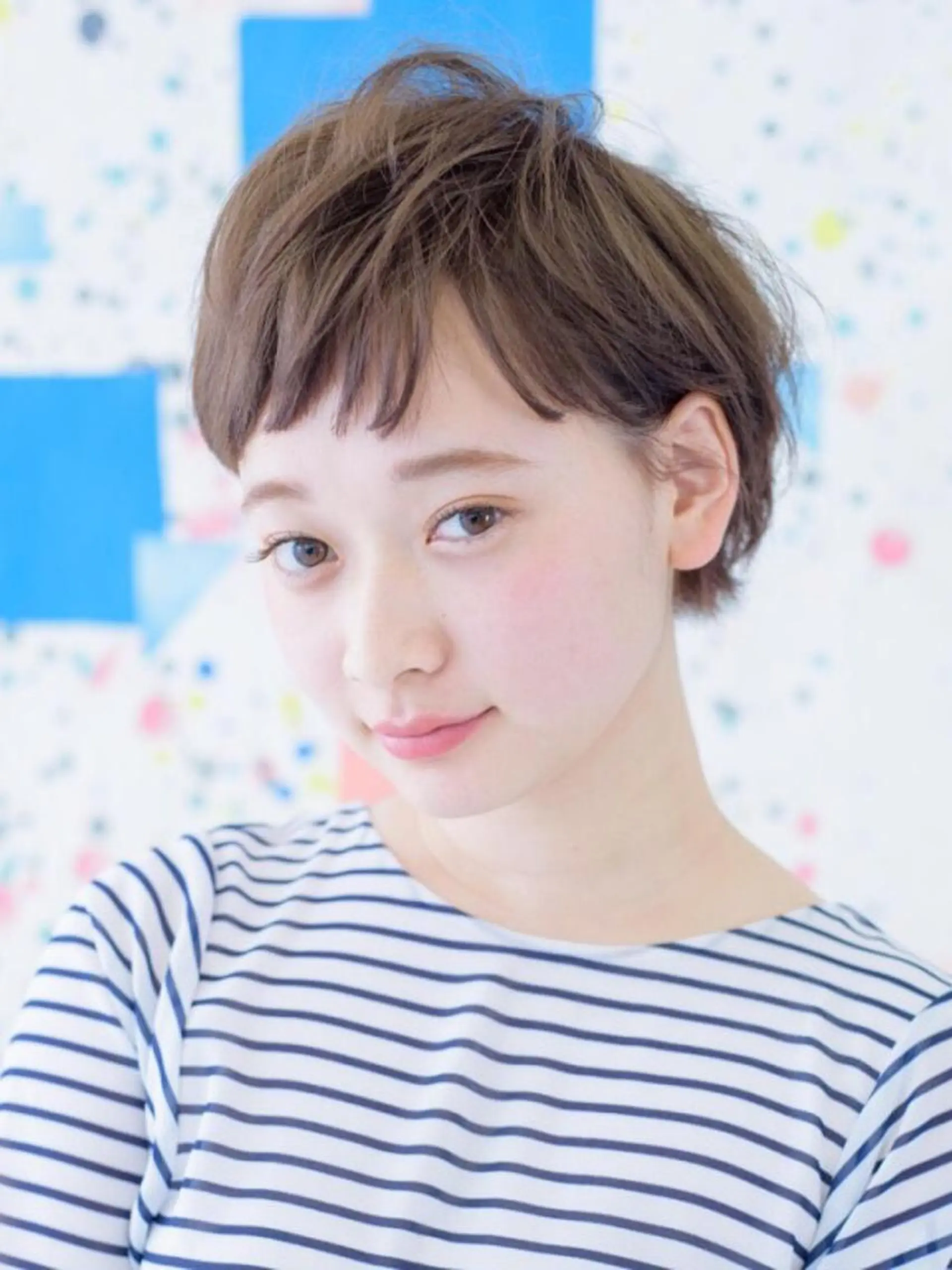 ショート ミディアム セミロング ロング カラー パーマ ヘアアレンジ キッズ ネイル まつエク ショート・ボブ💫 シブヤトモヒロのヘアスタイル