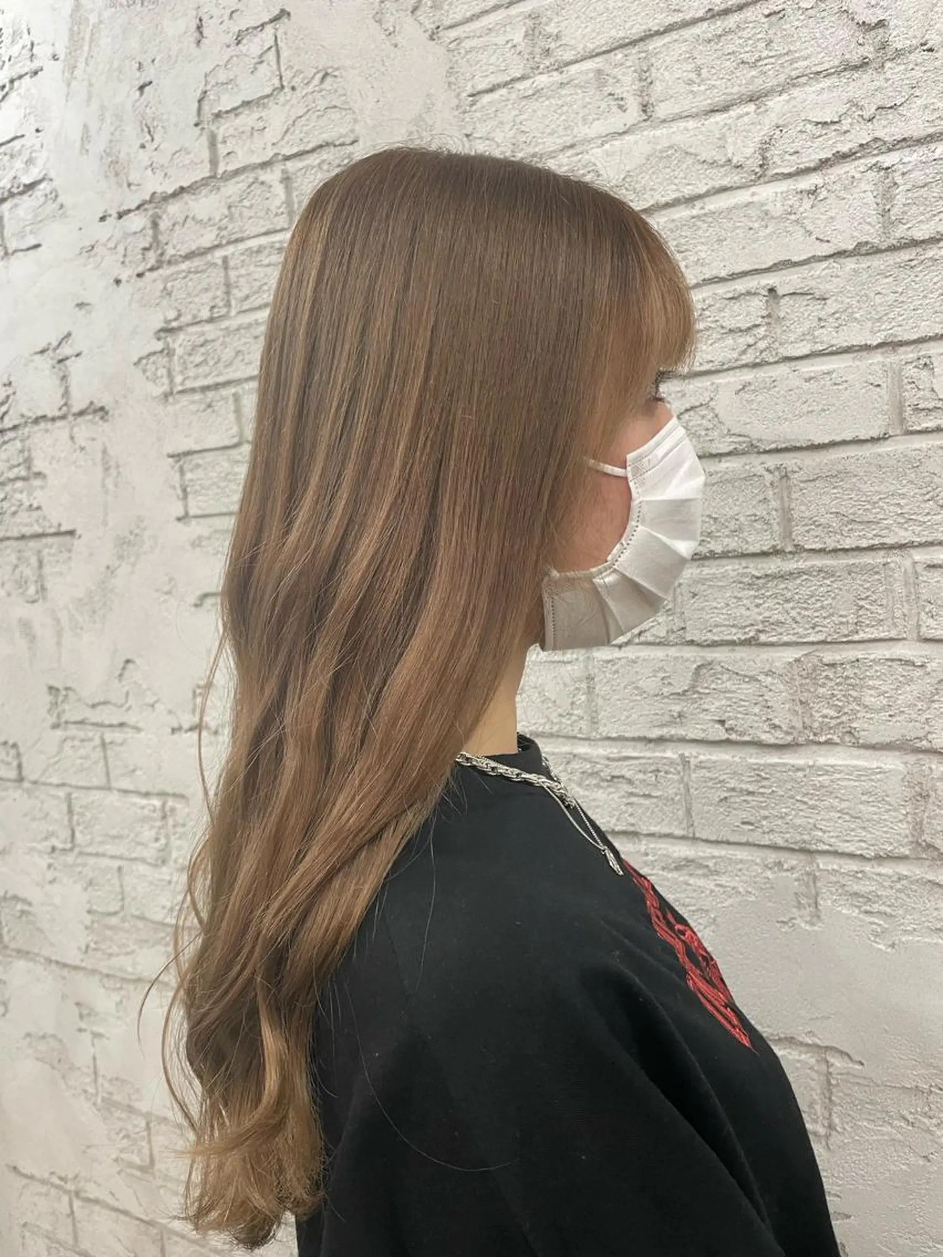 ロング ヘアカラー トリートメント ブリーチカラーボブ sayo🧸🤎のヘアスタイル