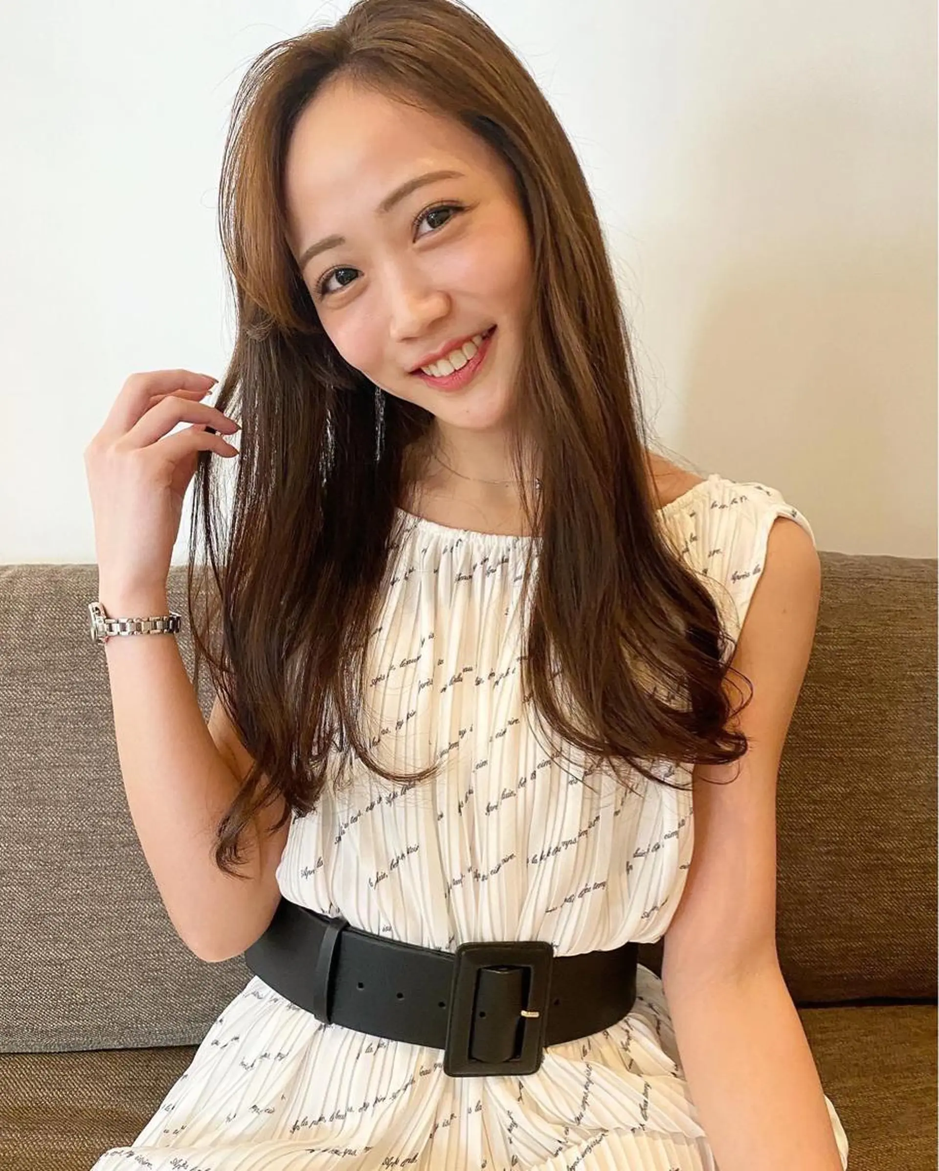 セミロング ヘアカラー トリートメント 自由が丘最多の口コミ 美容師✨生板🌿のヘアスタイル