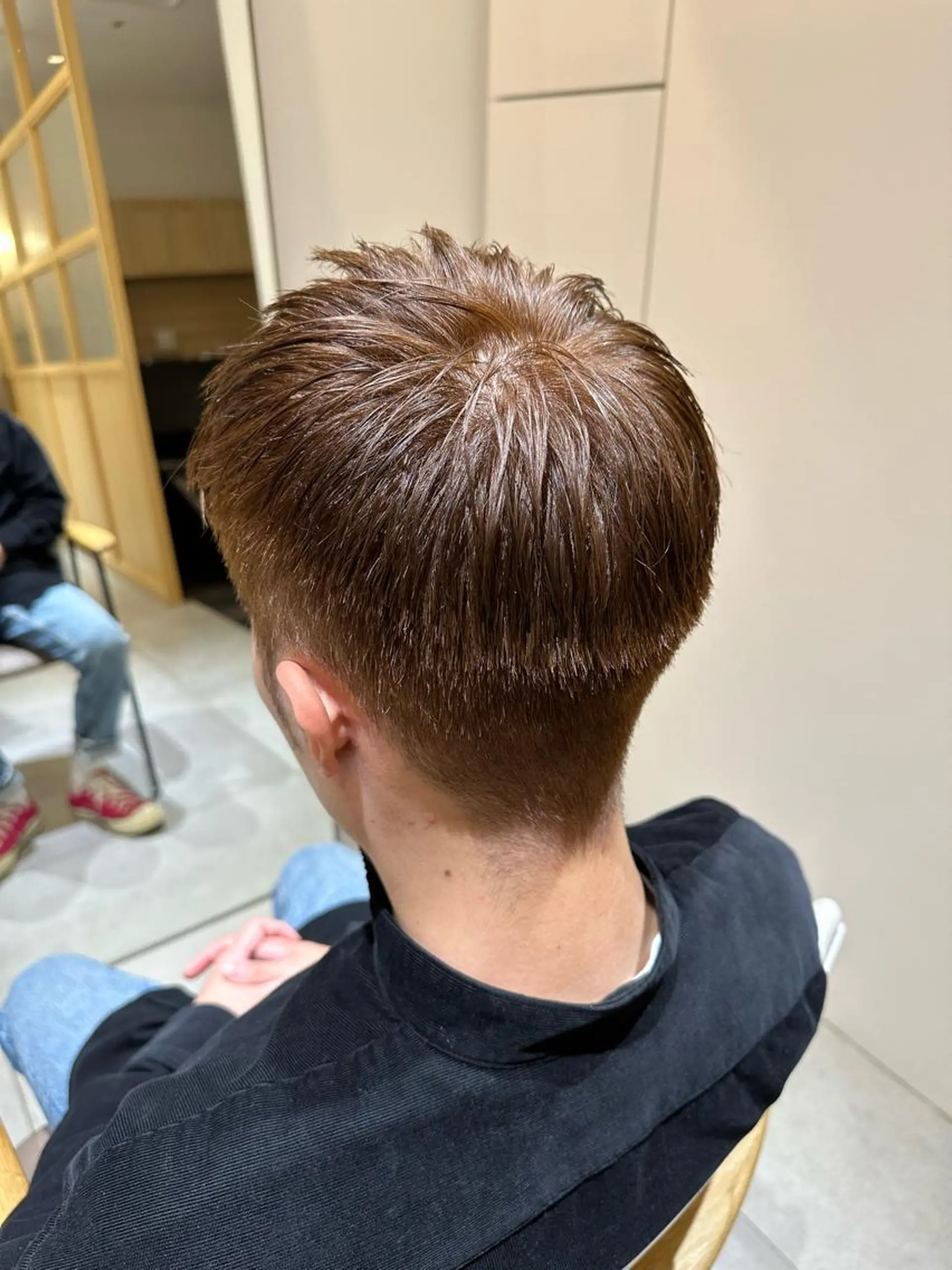 カラー メンズ グレージュ 和田 あおいのヘアスタイル