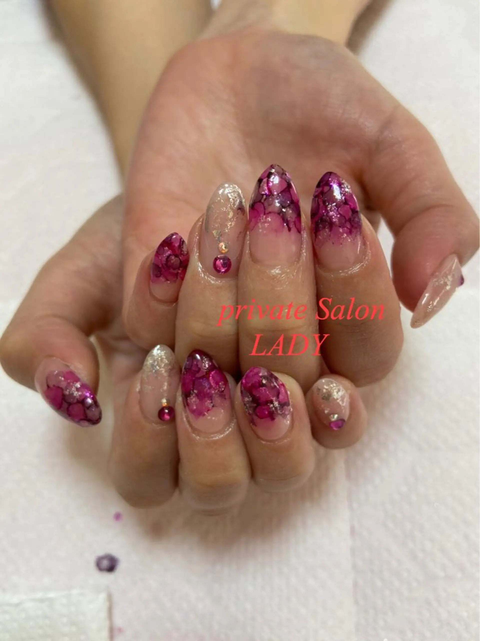 ネイル ハンドネイル 桜田 麻菜のネイルデザイン