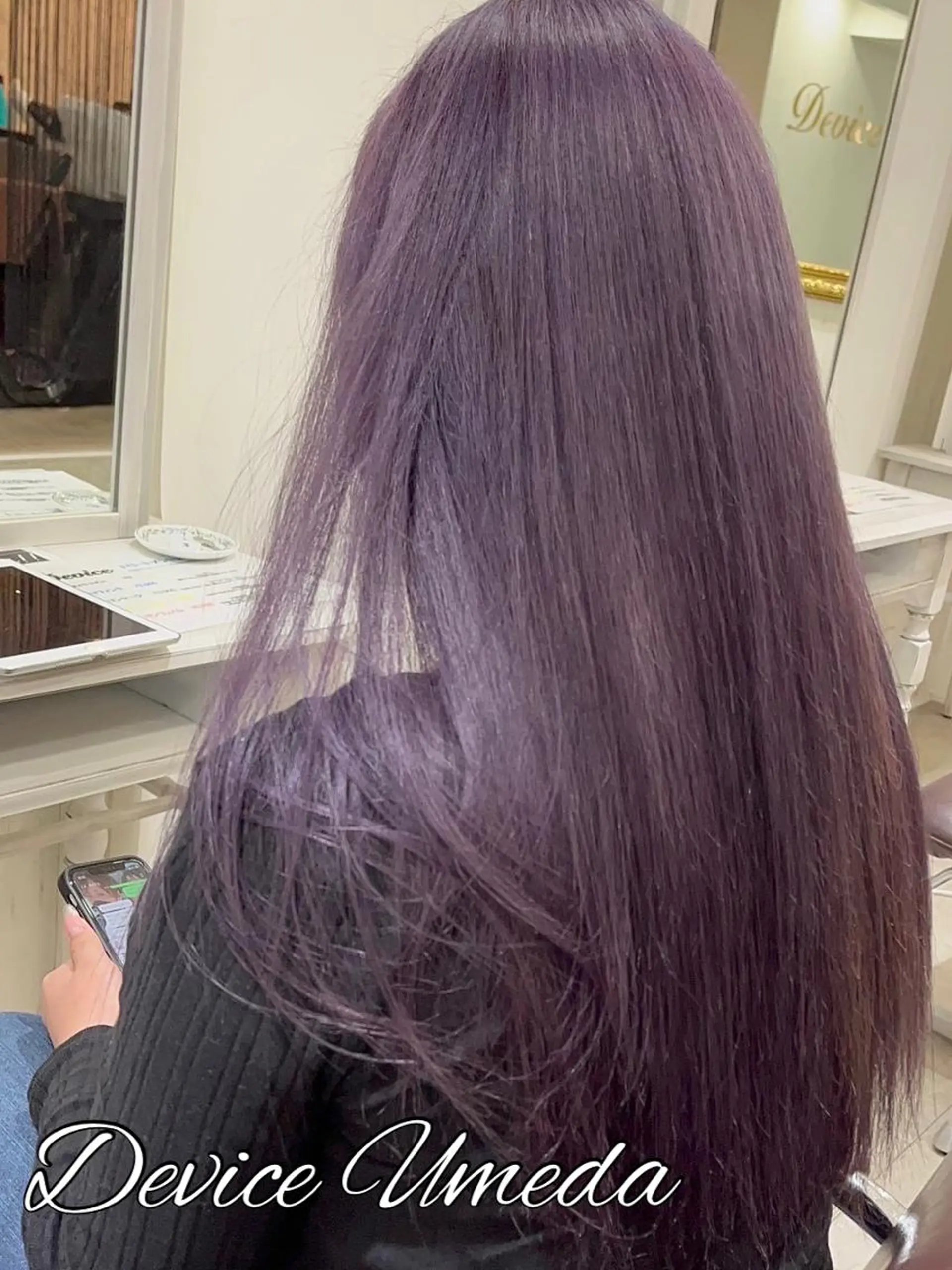 ロング カラー ヘアアレンジ エクステ地域最安値★ Device梅田のヘアスタイル