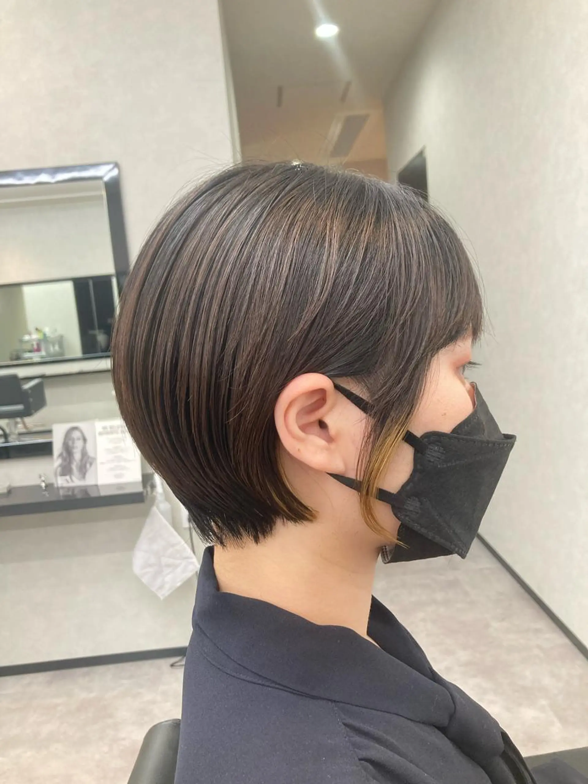 ショート カット ヘアカラー トリートメント GINZA CAMINOIA 熊谷所属・鈴木 翔偉のヘアスタイル