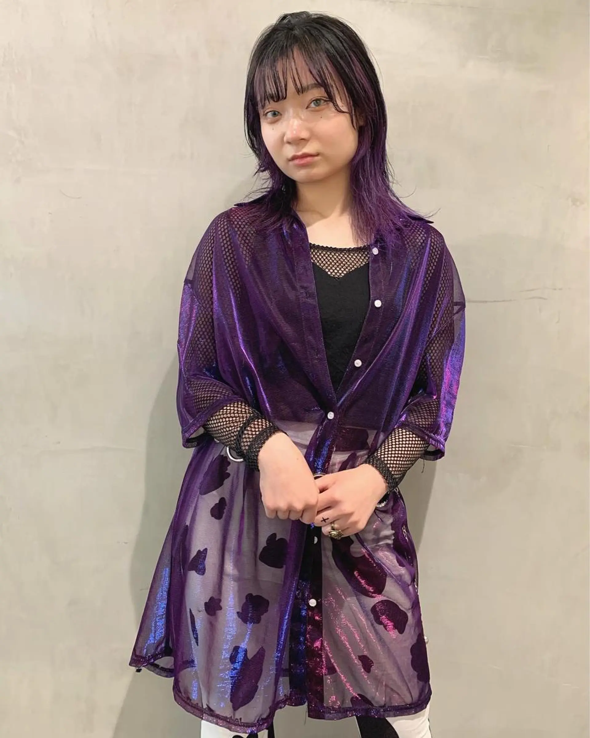 セミロング カラー ヘアカラー トリートメント 優 作のヘアスタイル