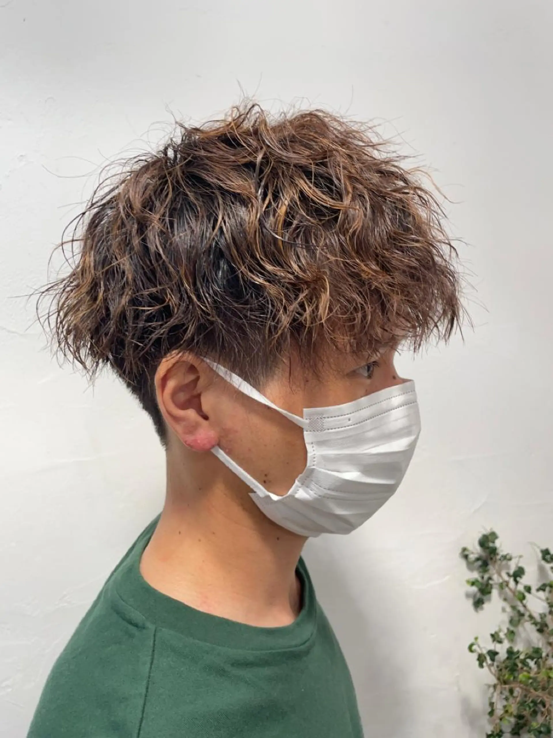 パーマ メンズ メンズパーマ メンズツイストパーマ ツイストパーマ Hair Muse'e所属・永富 那於のヘアスタイル